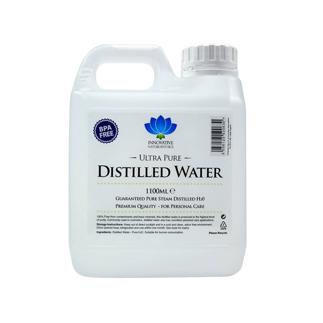 distilled water for steamer