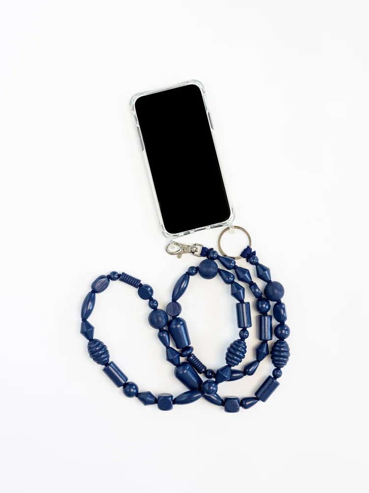 Ina Seifart Phone Necklace in Blueberry/Opal main image 0