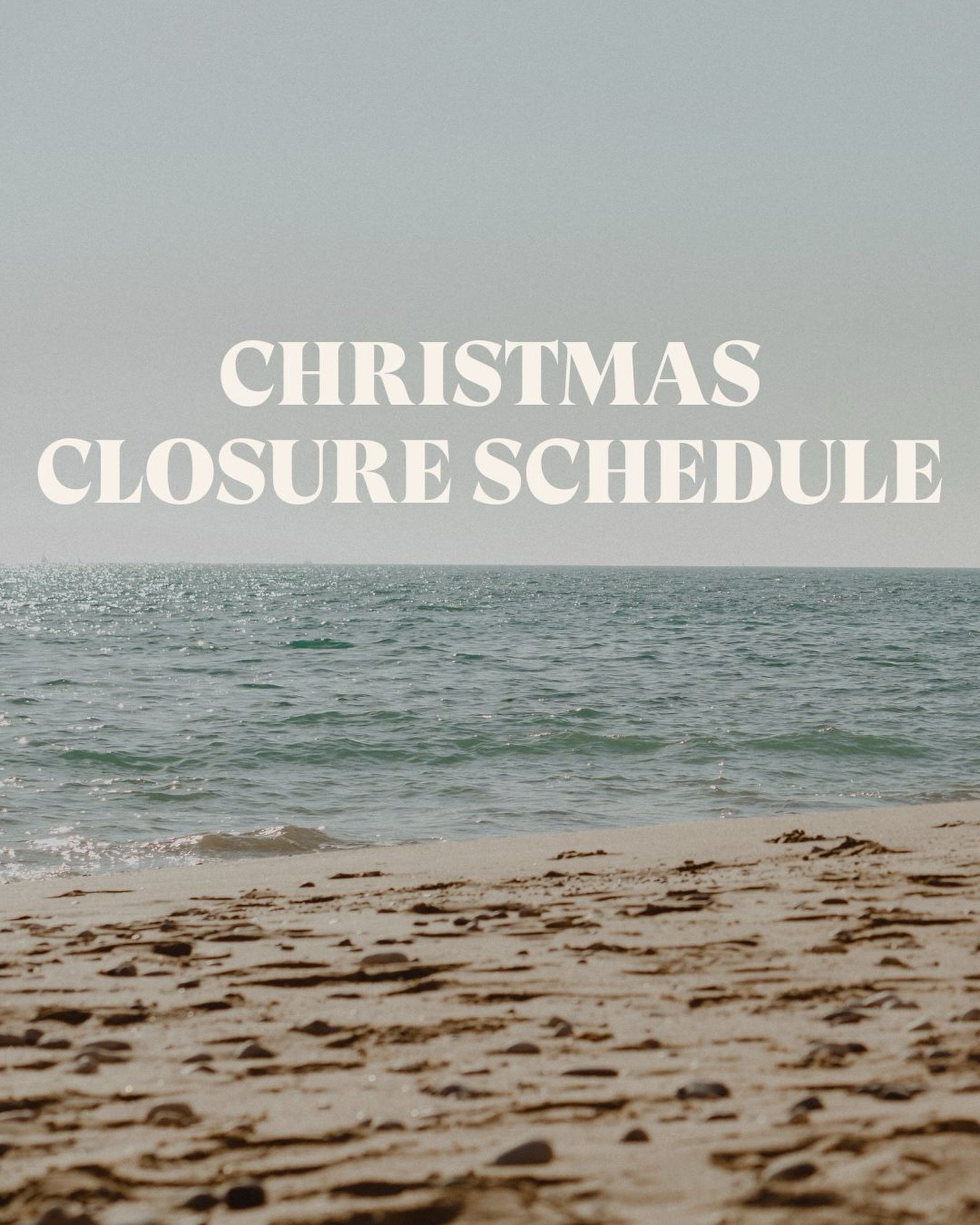 Our teams will be taking a well-deserved Christmas break so our stores will be closed from the 24th&ndash;26th of December🎄

We will also be closed on the 1st of January but don&rsquo;t worry Deliveroo will still be open, so you can kick off the new