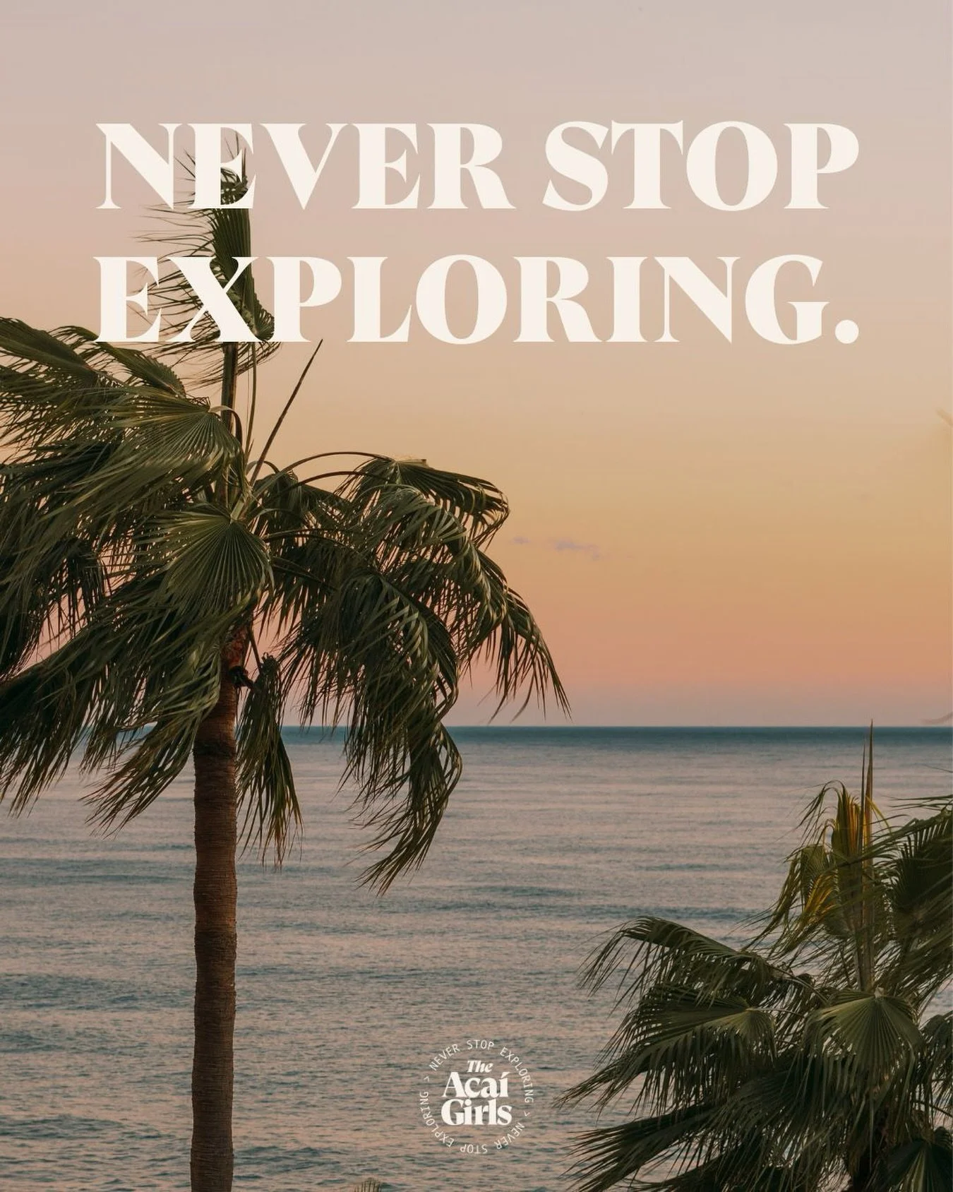 One of our most important rules to live by. 

As we head into this new year, it&rsquo;s a reminder to keep following your curiosity, to try new things, go new places and lean into what feels right for you.

Happy New Year, we can&rsquo;t wait to expl