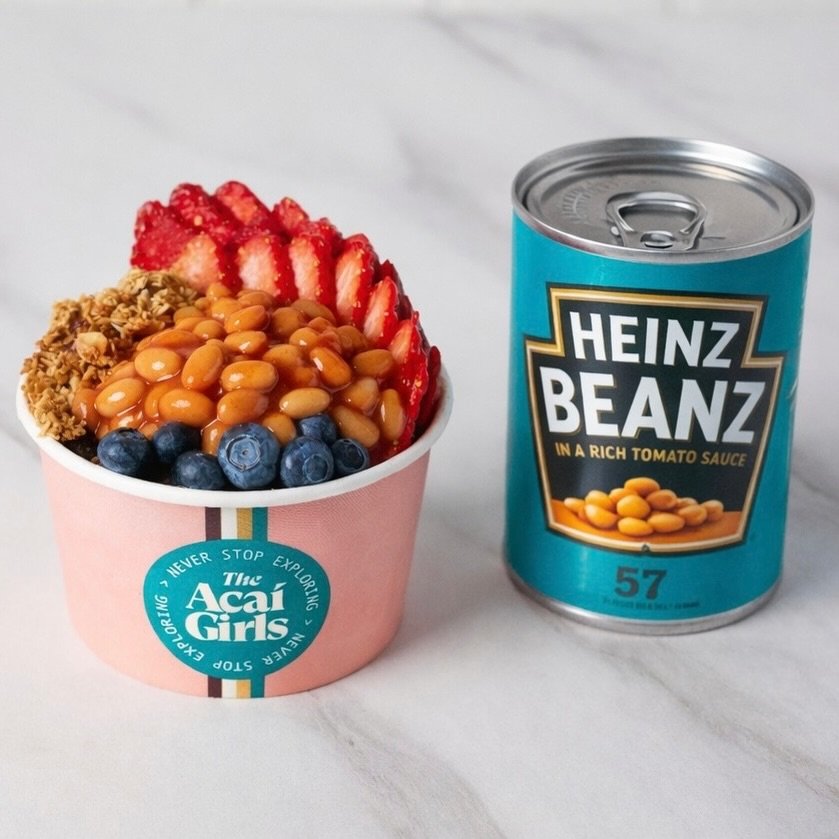 Sweet or savoury? We said both 🫘🫐🥫 

Introducing our beans on a&ccedil;ai bowl. Rich in plant-based protein, slow-release energy and gut-loving fibre. Available from today across all location &amp; on deliveroo.

#TheAcaiGirls