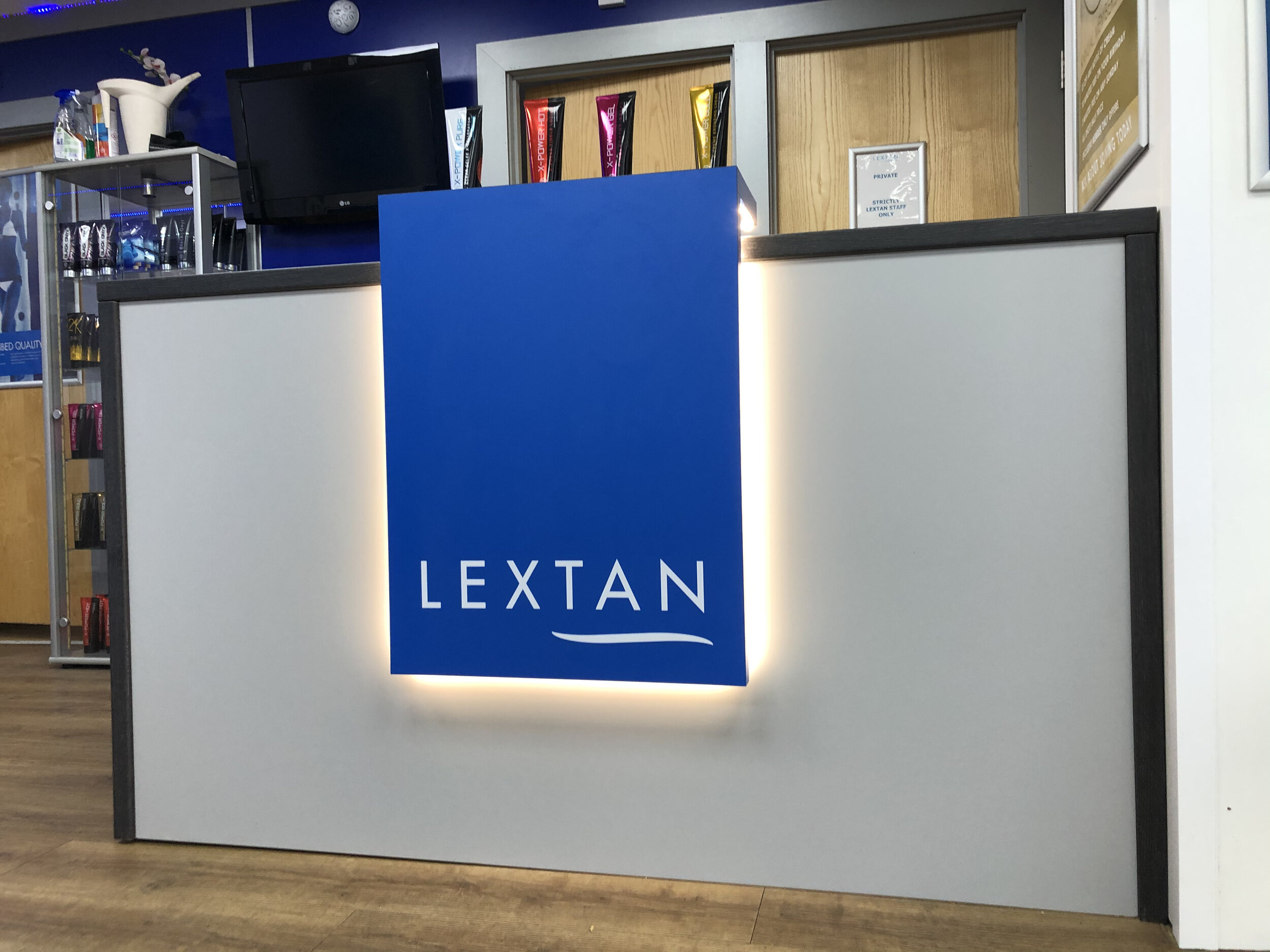 Internal LED Desk Sign