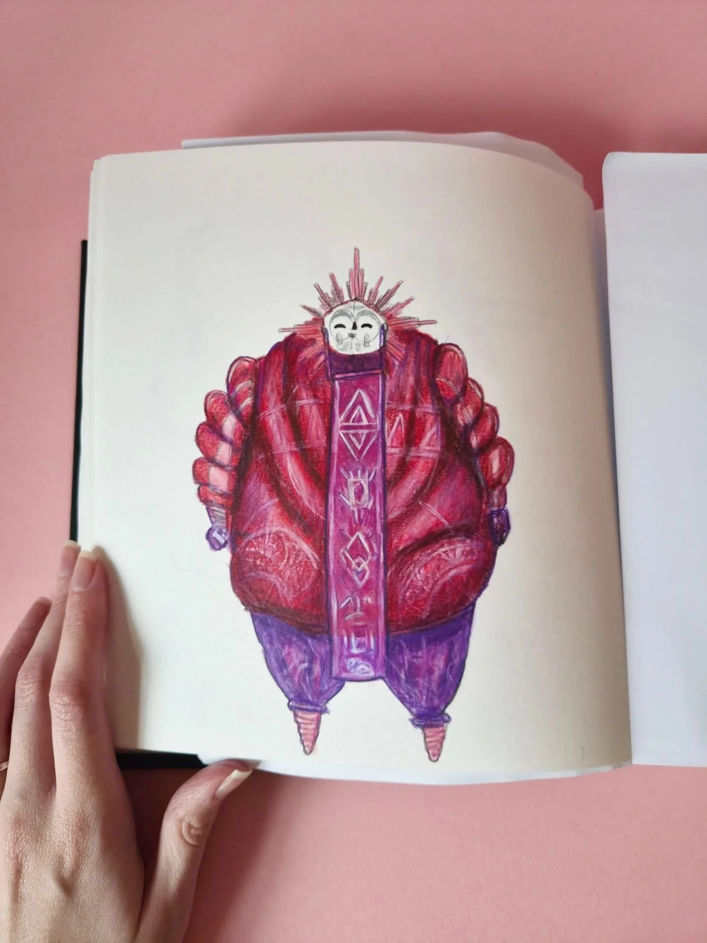 Jack and I recently finished playing Expedition 33 and this guy made it into my sketchbook.

#clairobscur #expedition33 #esquie #sketchbook