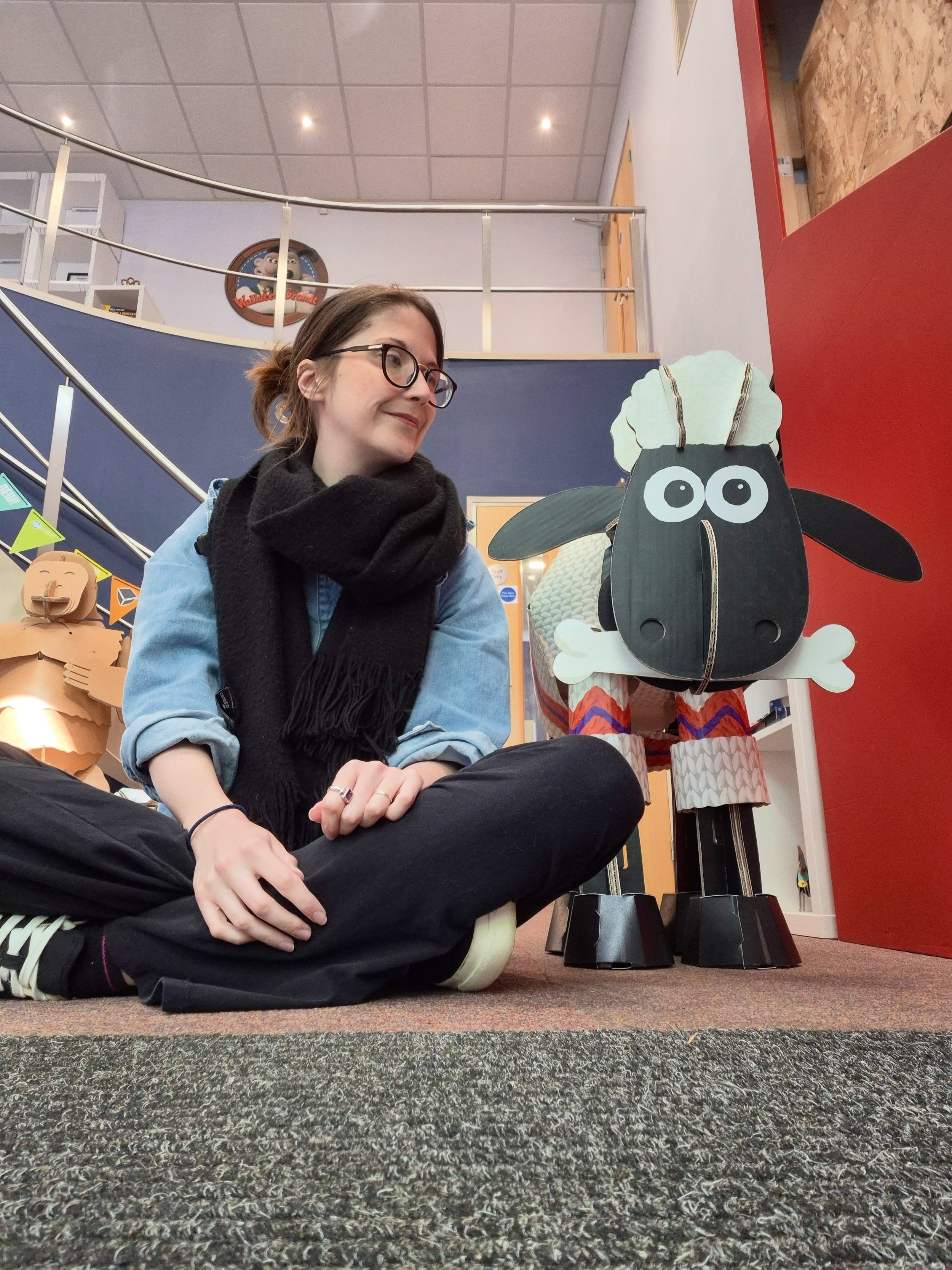 Hanging out with big Shaun at the @byokits office. ❤️
