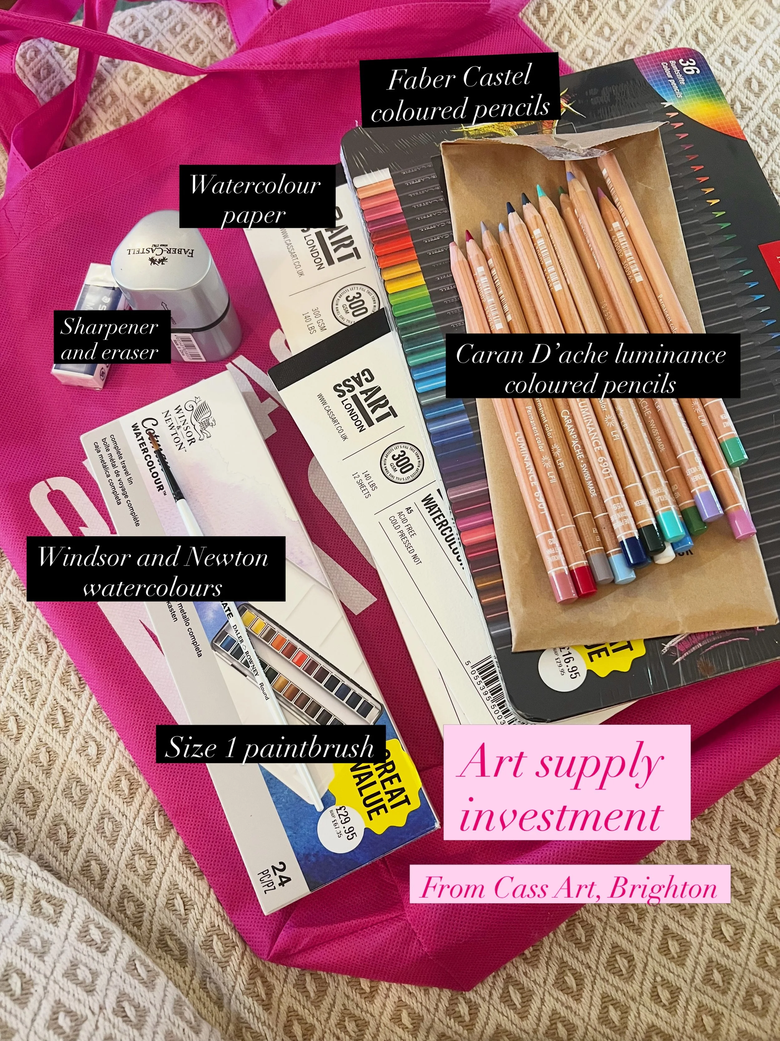 On a recent Brighton trip I stopped by that wonderful shop - Cass Art @cassart1984 - what a place. I&rsquo;m almost glad we don&rsquo;t have one nearby because of the amount of time I might spend there. 

I am very lucky that I was able to buy all th
