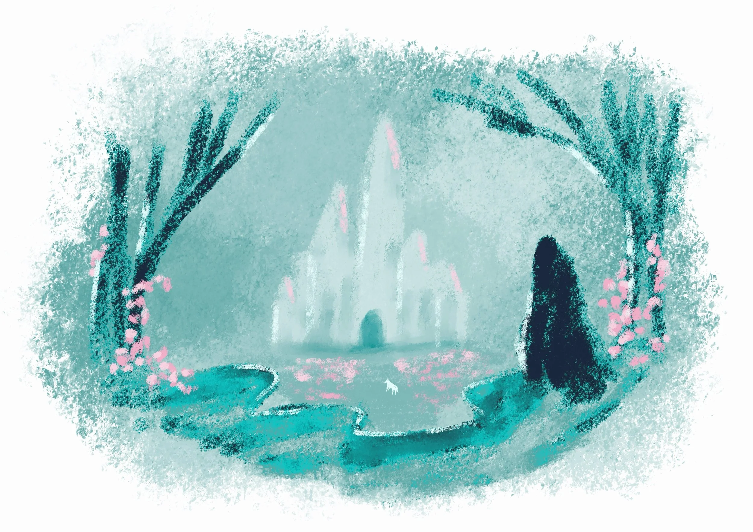 It was a mysterious and magical place. 

#procreate #illustration