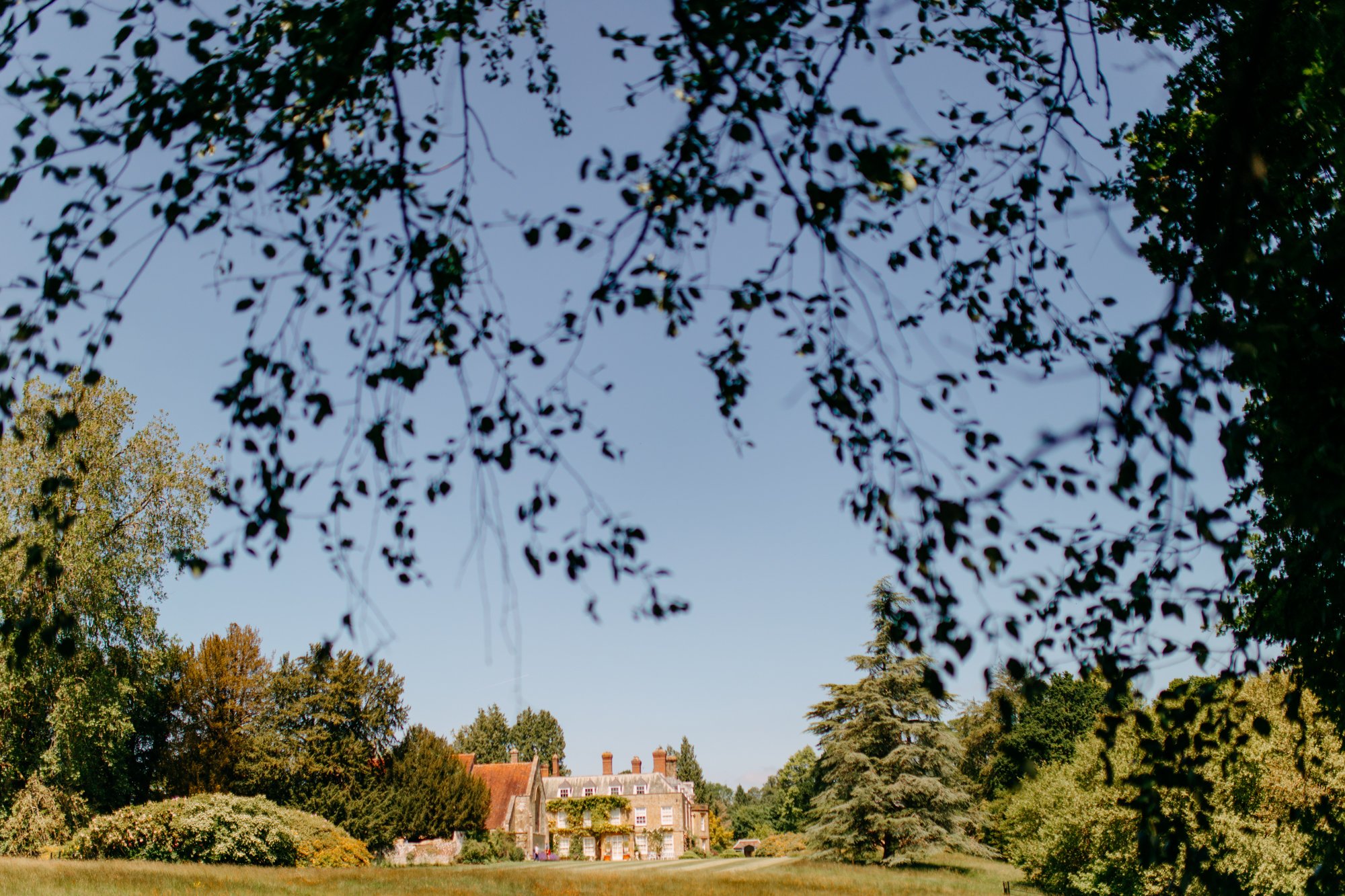 View of the house at Woolbeding gardens photography