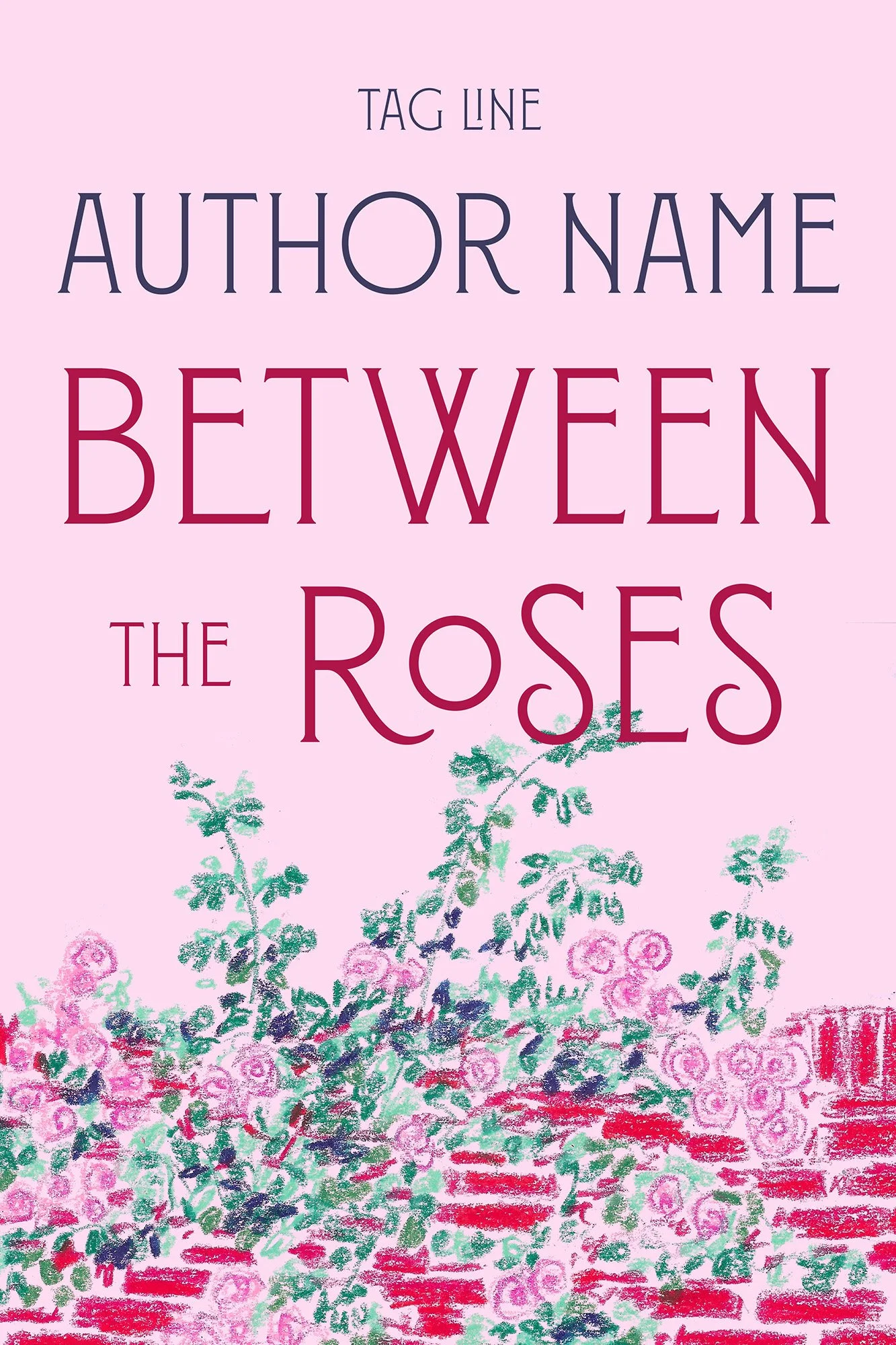 Between The Roses - Pre-made book cover