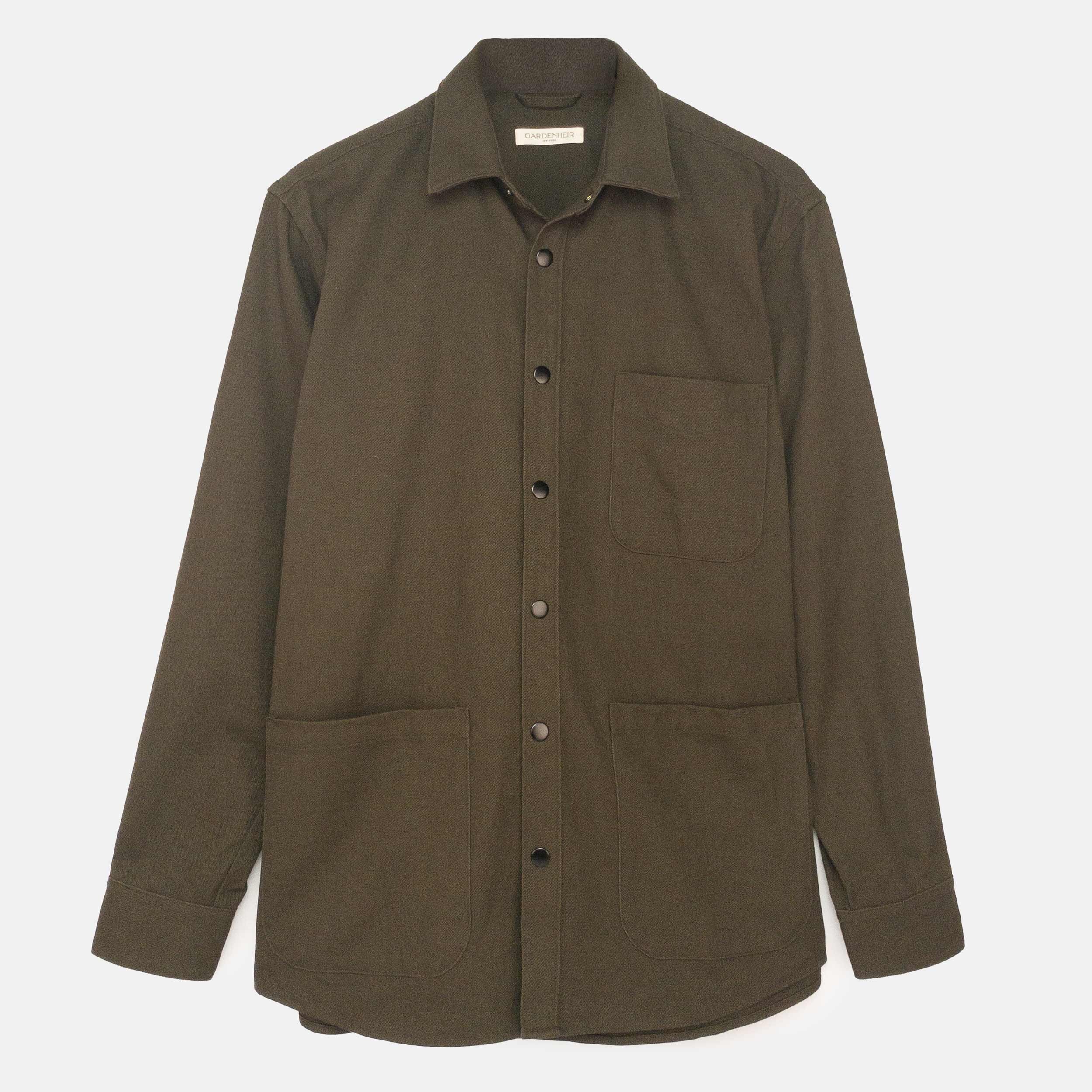 washed cotton drill work jackets