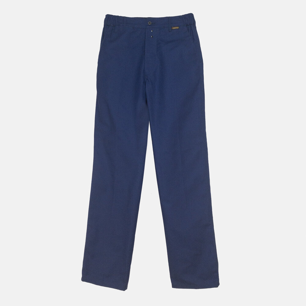 Le Laboureur French Cotton Work Pant in French Blue — GARDENHEIR