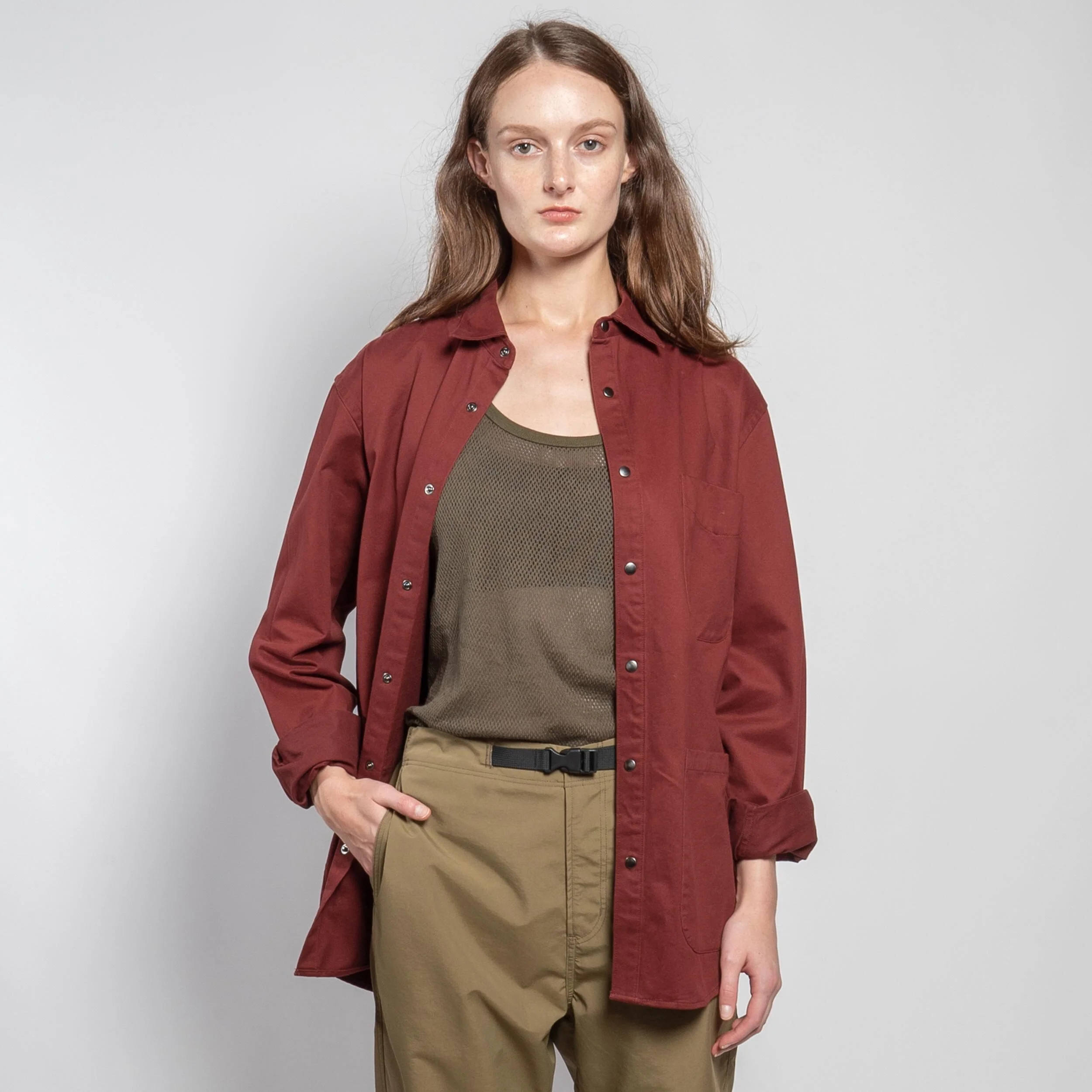 washed cotton drill work jackets