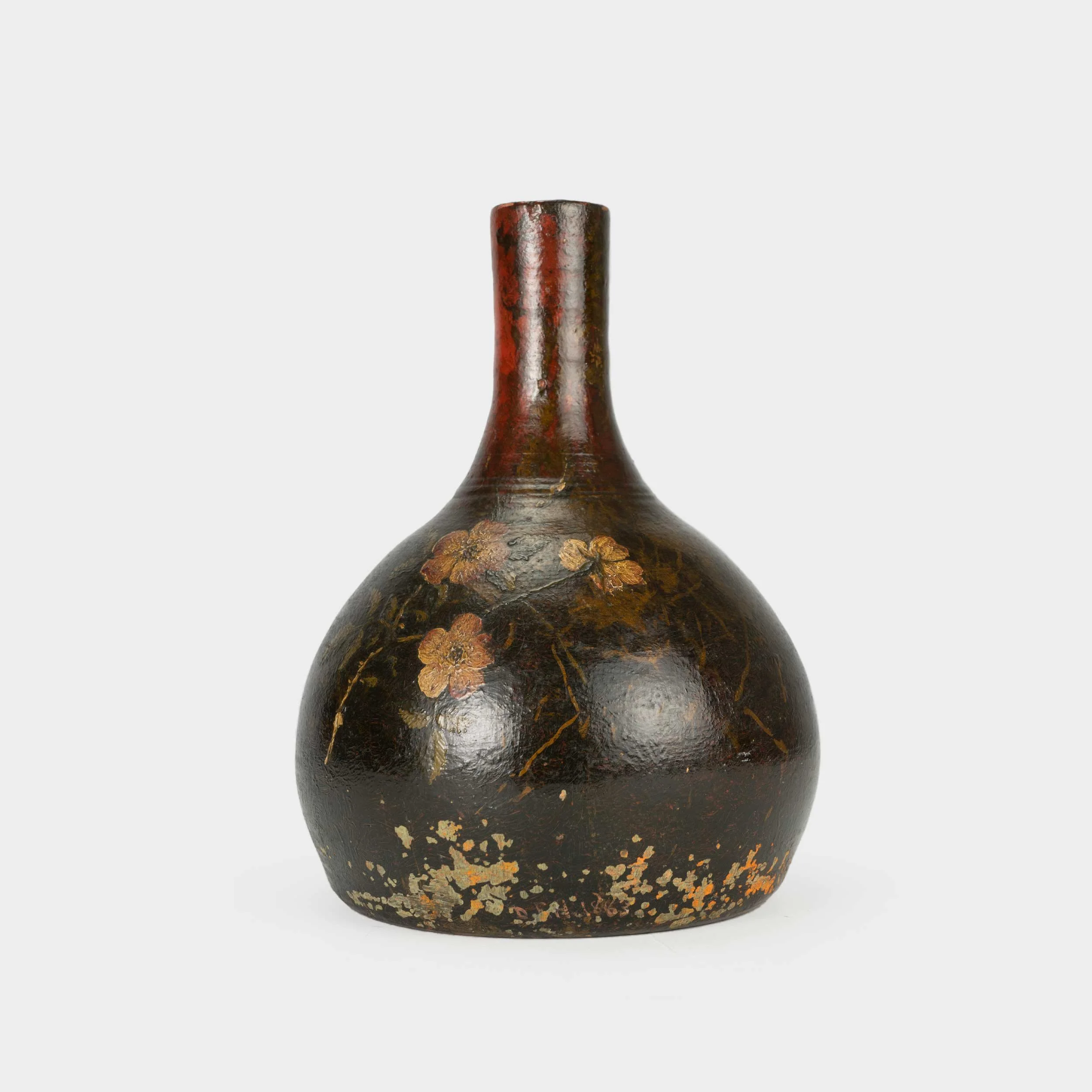 Antique Hand Painted Vase, New York, 1882 — GARDENHEIR