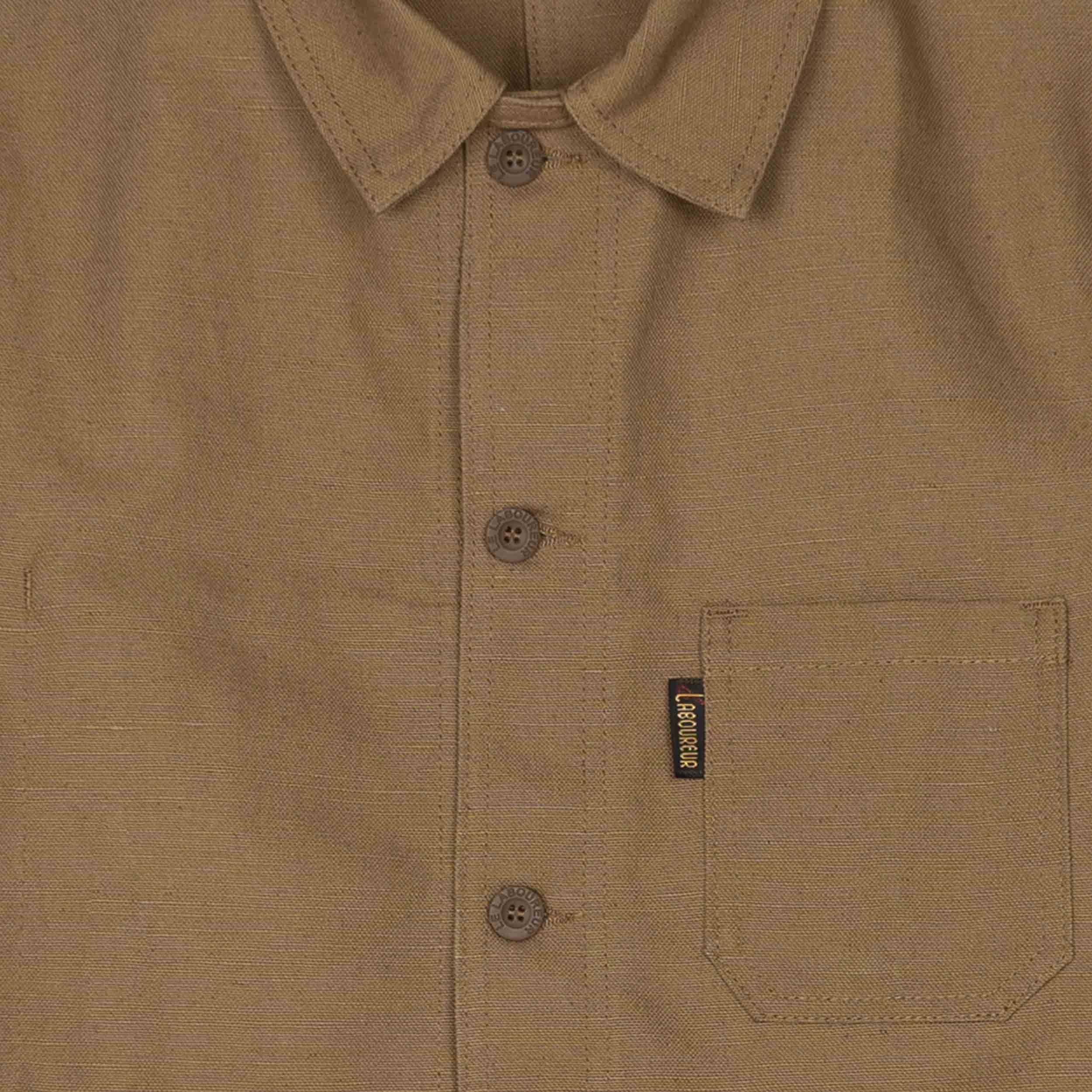 Le Laboureur French Cotton Work Jacket in Navy Blue — GARDENHEIR