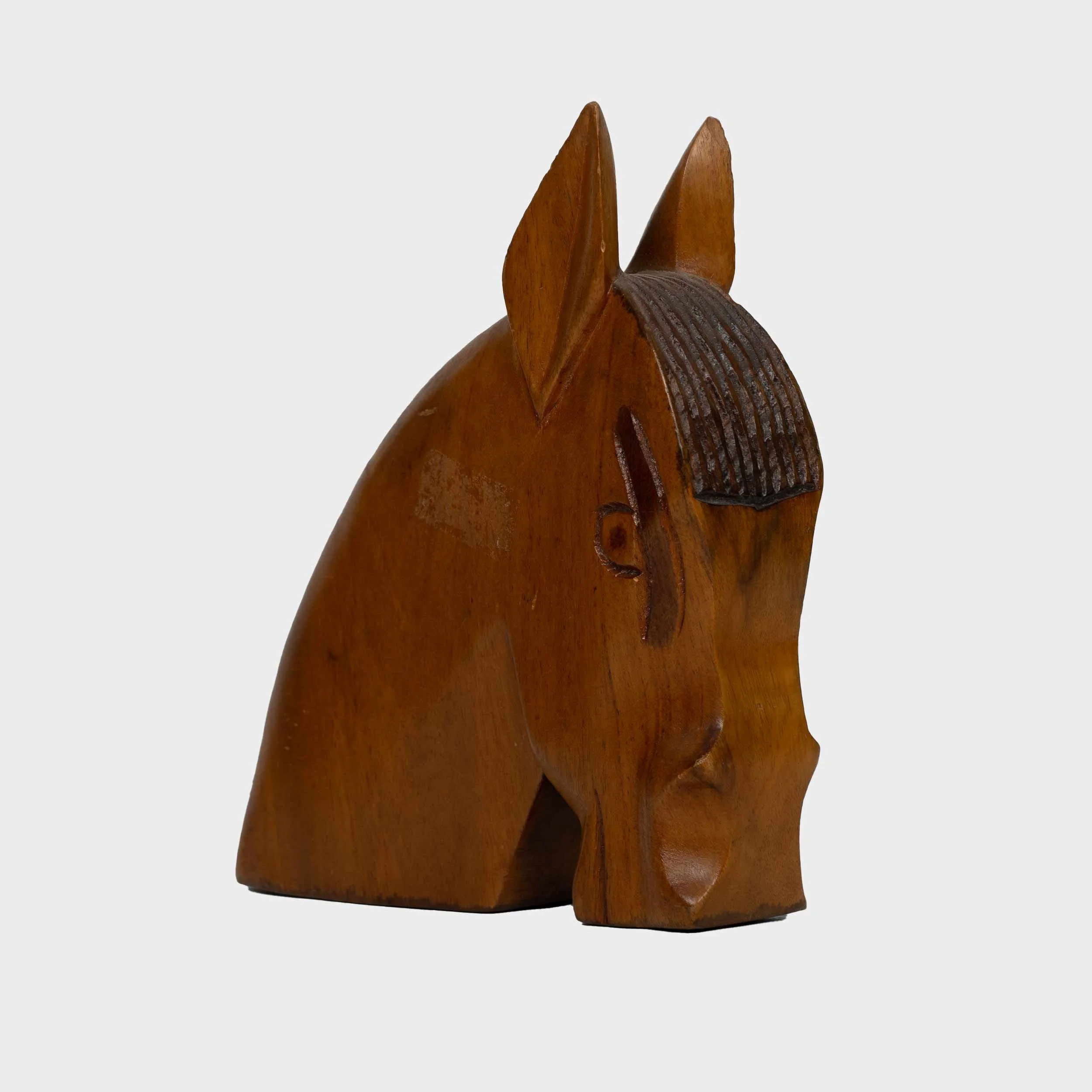Vintage Folk Art Wood Carved Horse, Vermont, 20th C. — GARDENHEIR