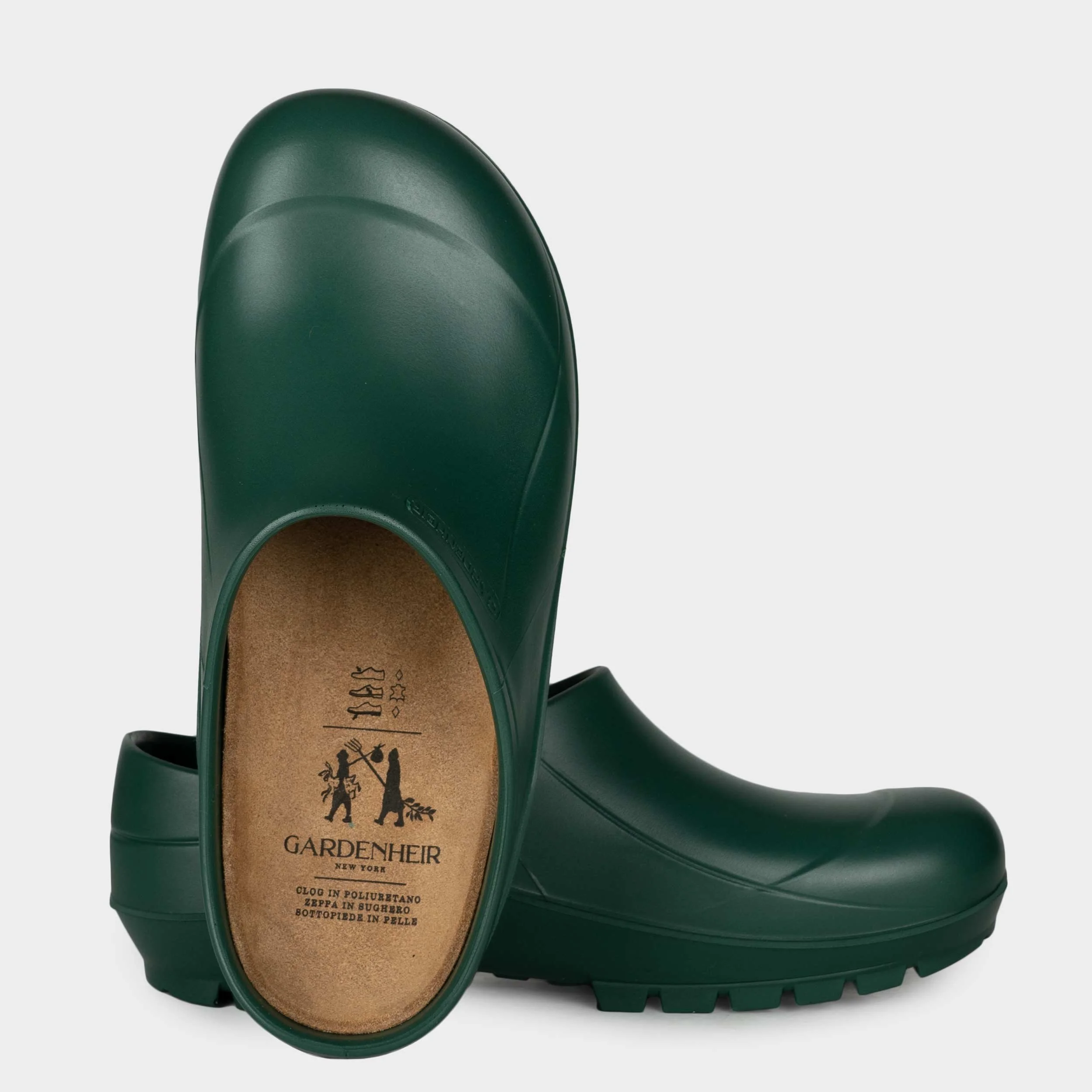 Italian Garden Clogs in British Green — GARDENHEIR