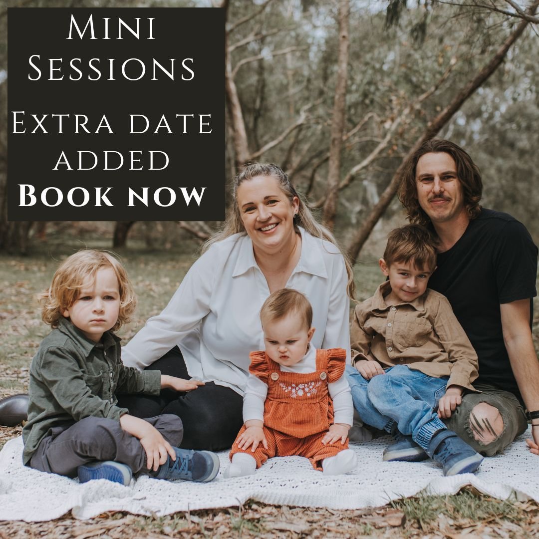 NEW DATE ADDED

Perfect way to update your family photos or make some gifts for Christmas. 

Session are held in at an outdoor location in Fitzroy North for 15 mins. 

All for only $300

https://app.studioninja.co/booking/piccoloangelominisession