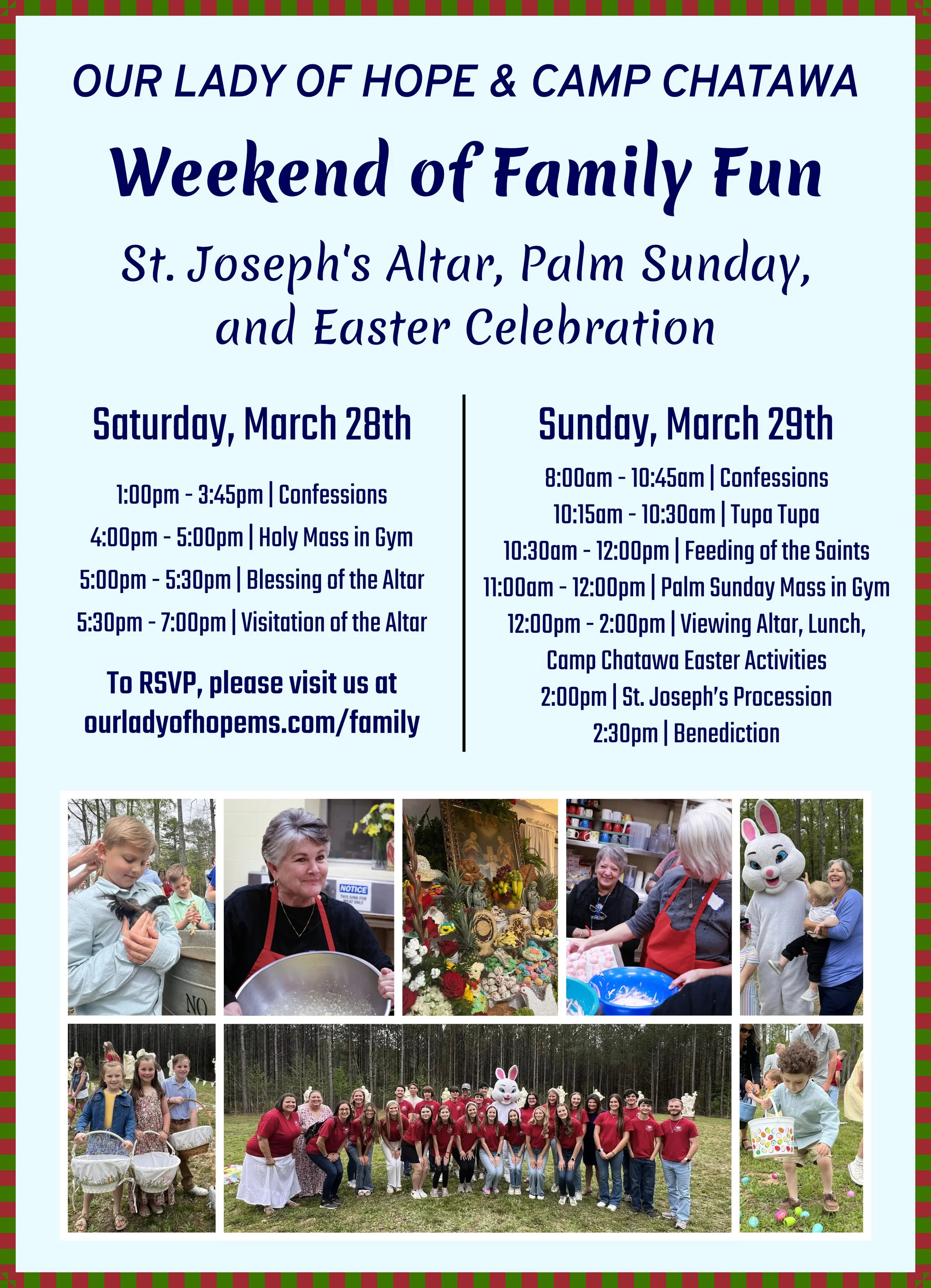 Family Day Mass &amp; St. Joseph's Altar (March 2026)