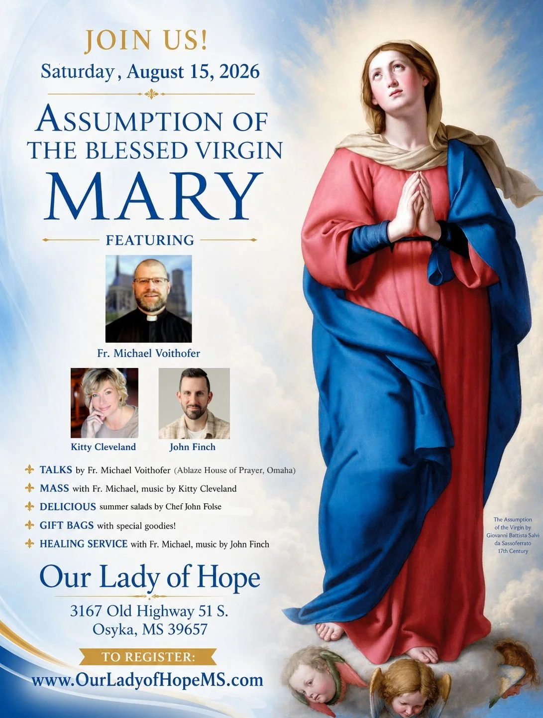 The Assumption of the  Blessed Virgin Mary w/ Fr. Michael Voithofer (August 2026)