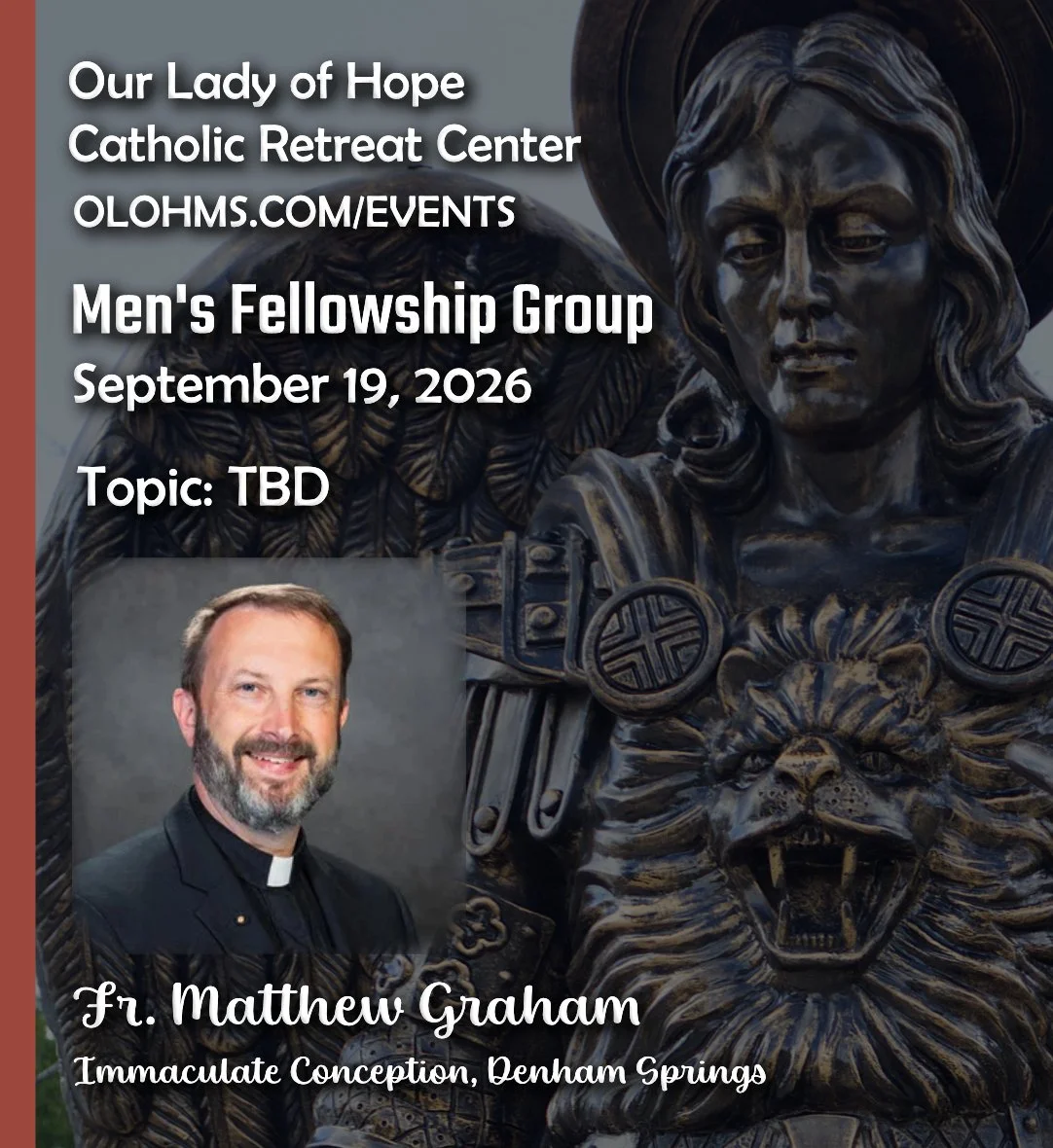 Men's Fellowship Group with Fr. Matthew Graham (September 2026)