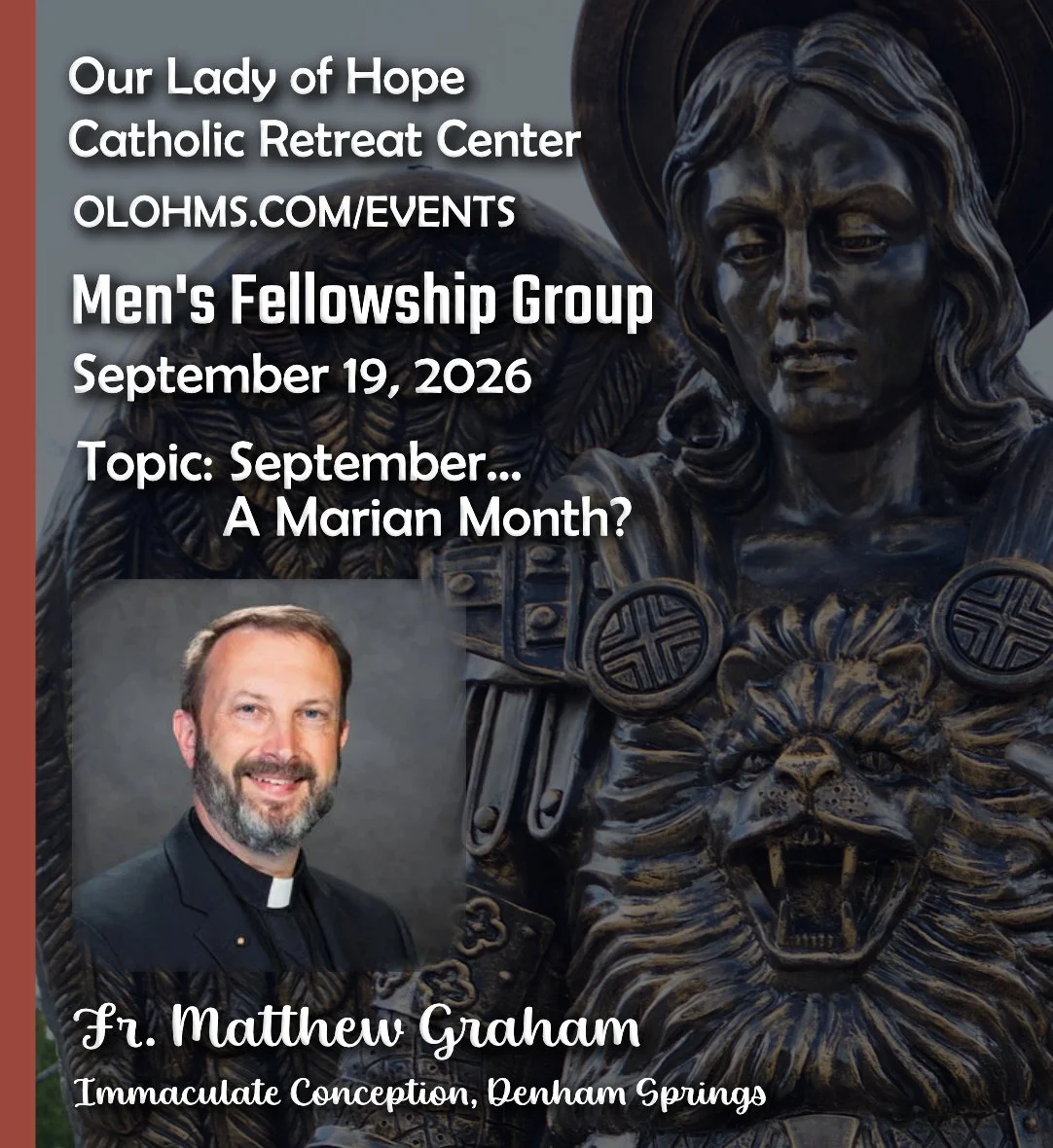 Men's Fellowship Group with Fr. Matthew Graham (September 2026)