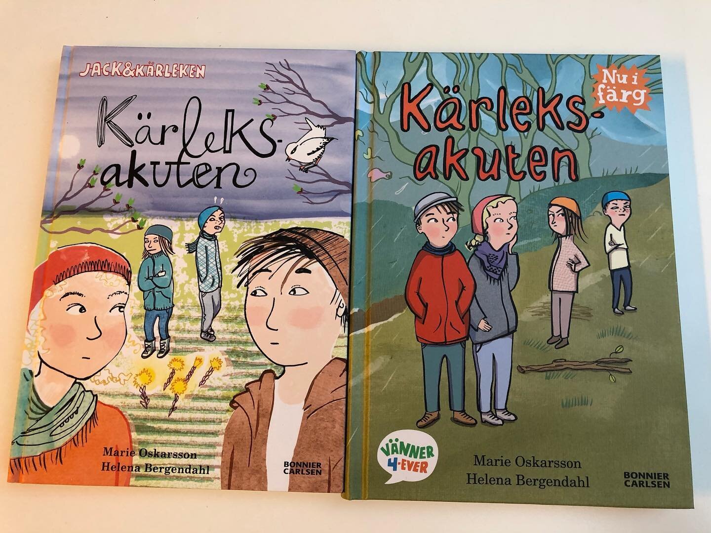 Titta h&auml;r! K&auml;rleksakuten finns nu i ny upplaga med de fina illustrationerna av  @helenabdahl i f&auml;rg. Hurra!