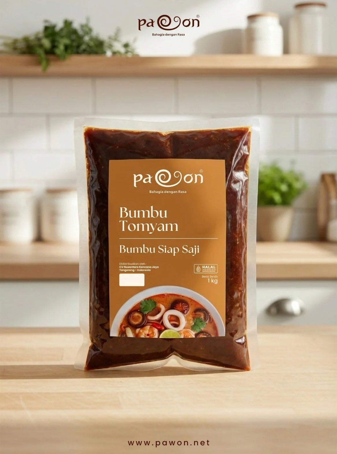 Bumbu yang sangat mudah di aplikasikan untuk menu masakan tomyam, dengan rasa asam segar, gurih dan sedikit pedas yang memikat.

Siap digunakan, hanya tinggal tuang dan takar saja.

Klik link di bio untuk pemesanan dan informasi lebih lanjut.

#Pawon