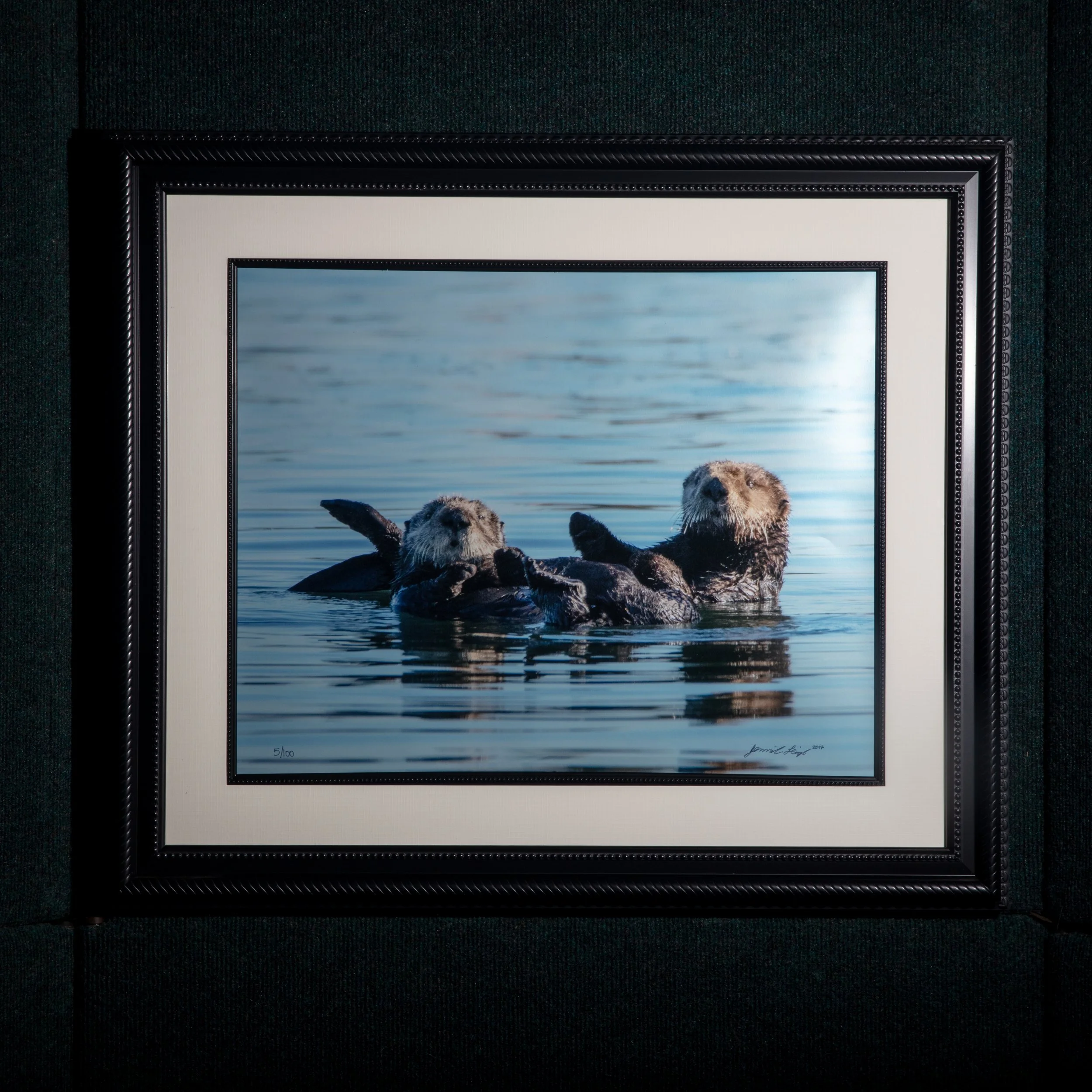 0689 Cuddle Party Framed 16x20