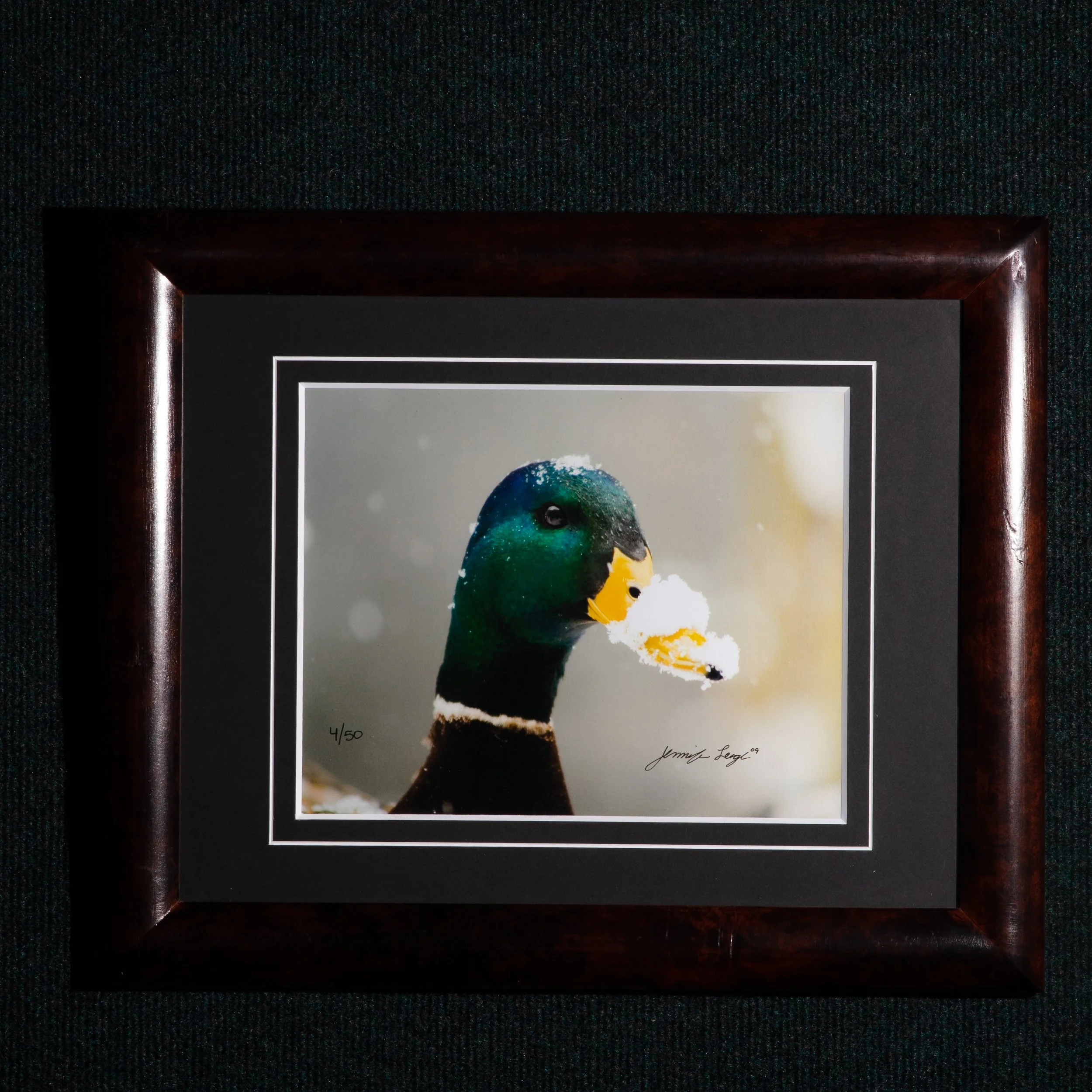 0175 Snow Day Framed 8x10