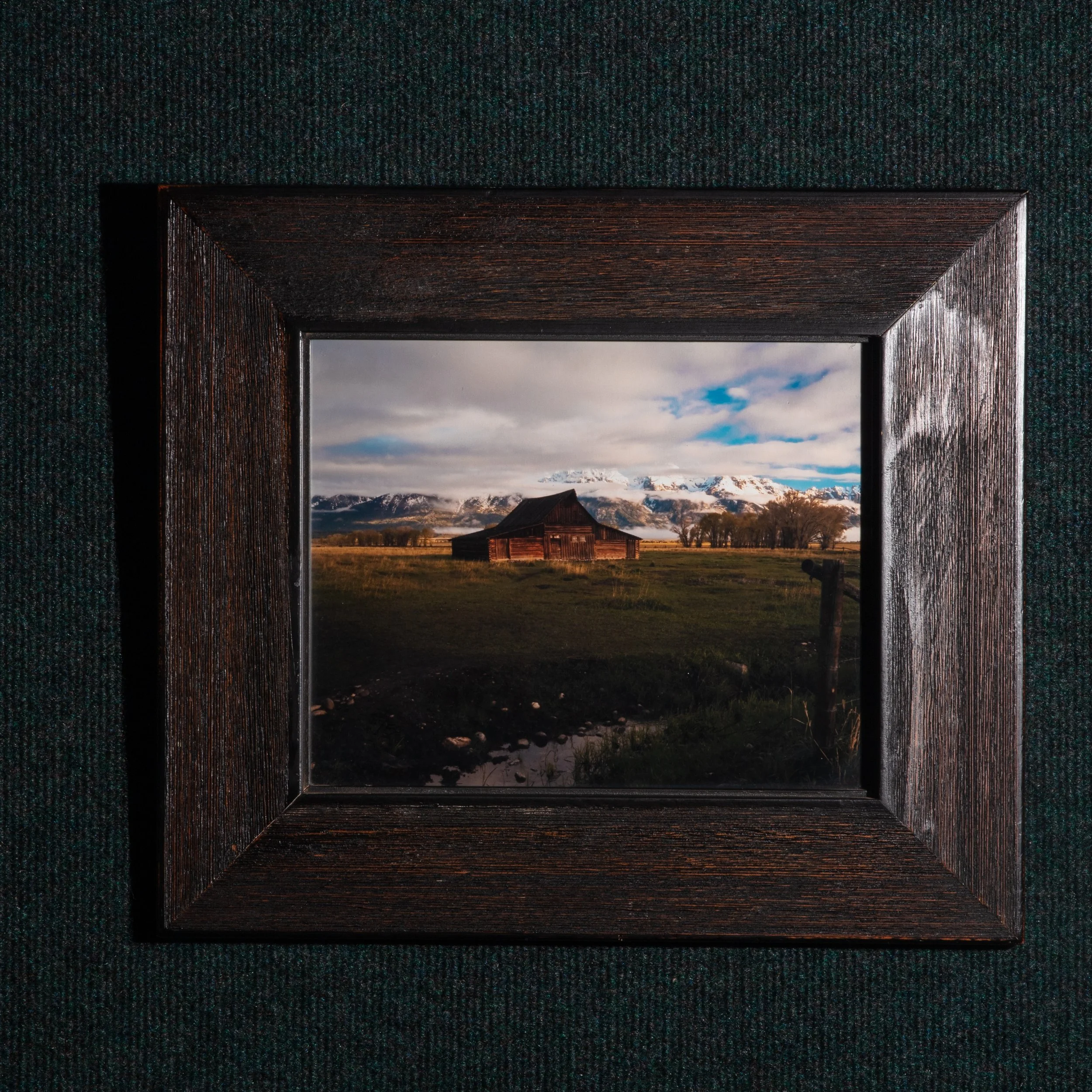 0203 Morning at the Barn Framed 8x10