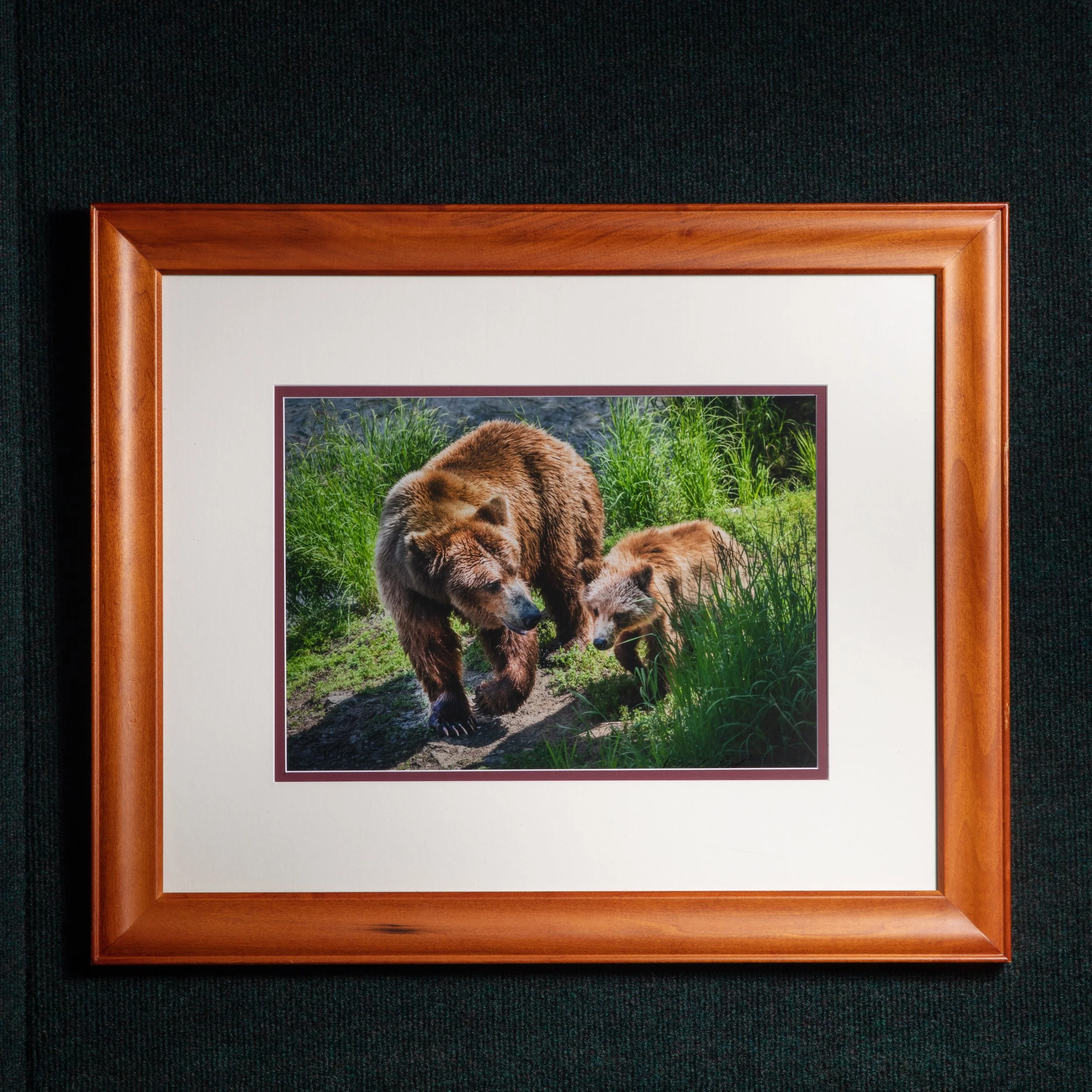 0359 Walk Along the Riverbank 11x14 Framed