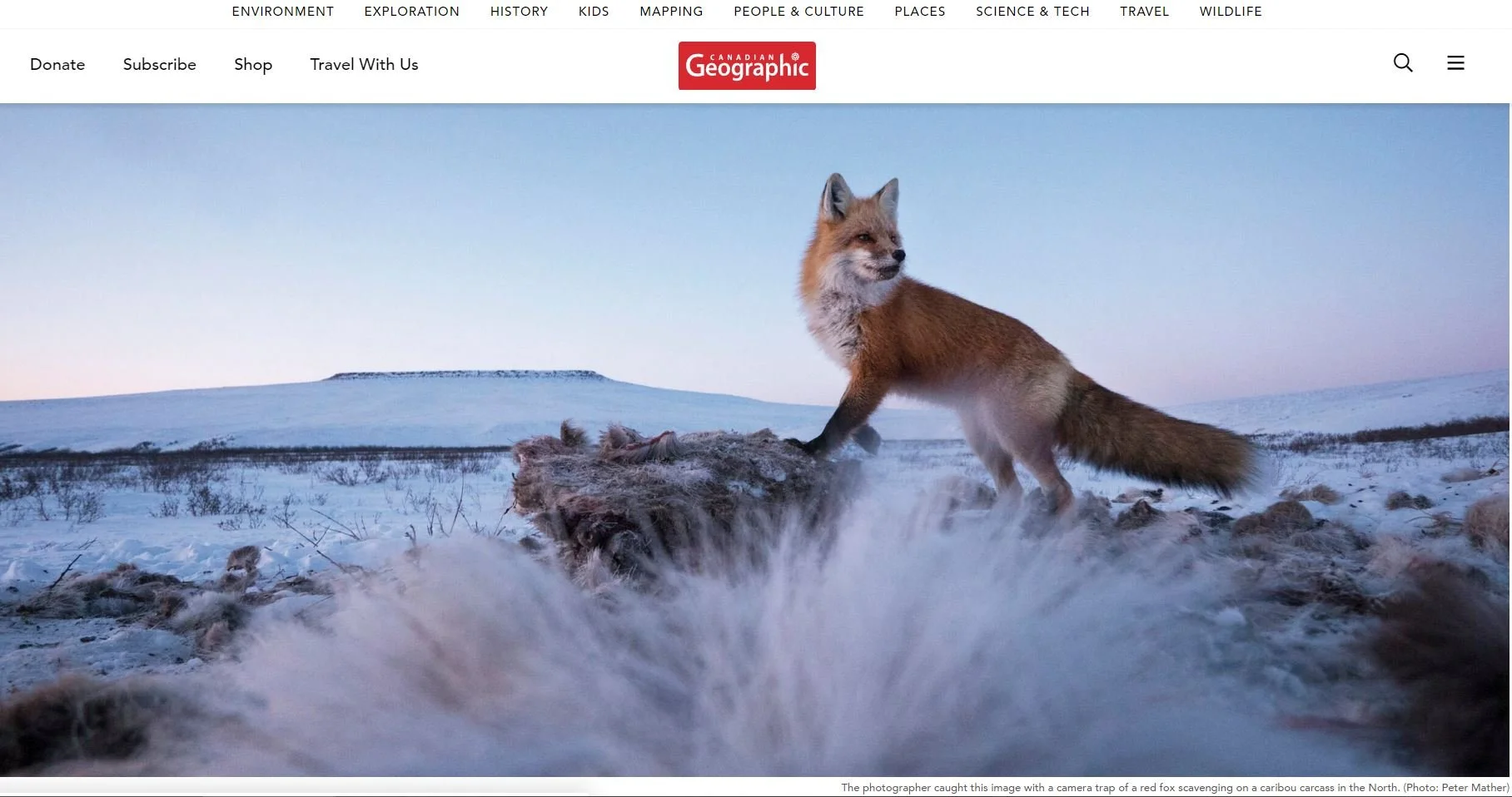 Canadian Geographic: Do Not Disturb