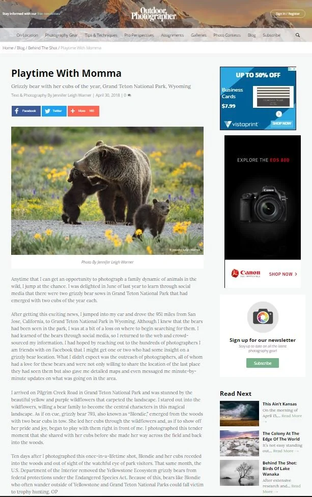 Outdoor Photographer Magazine