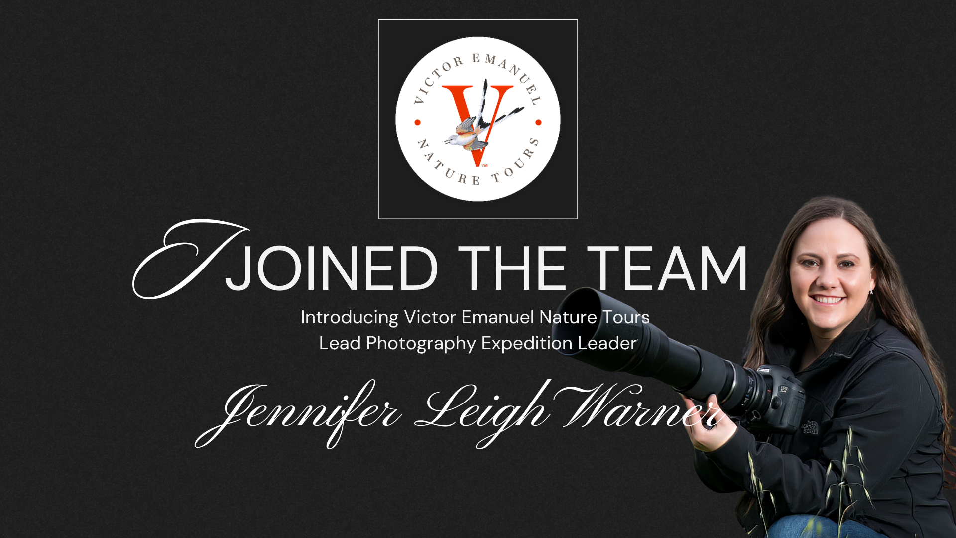 Victor Emanuel Nature Tours - NEW Lead Photography Expedition Guide