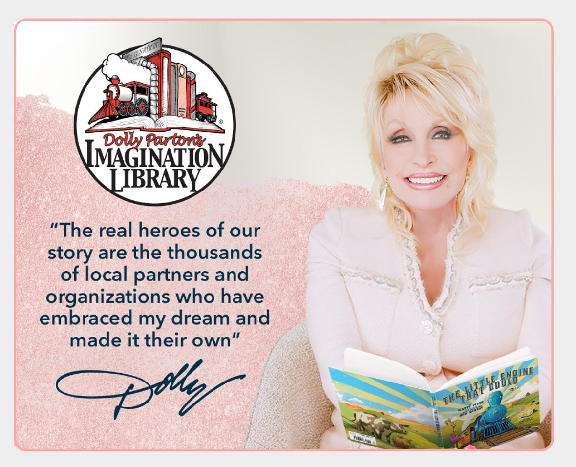 A recent email from The Dollywood Foundation that we want to pass along to our generous donors:

&ldquo;Your unwavering dedication and genuine passion are touching lives in the most meaningful way&mdash;opening the world of stories to young minds, sp