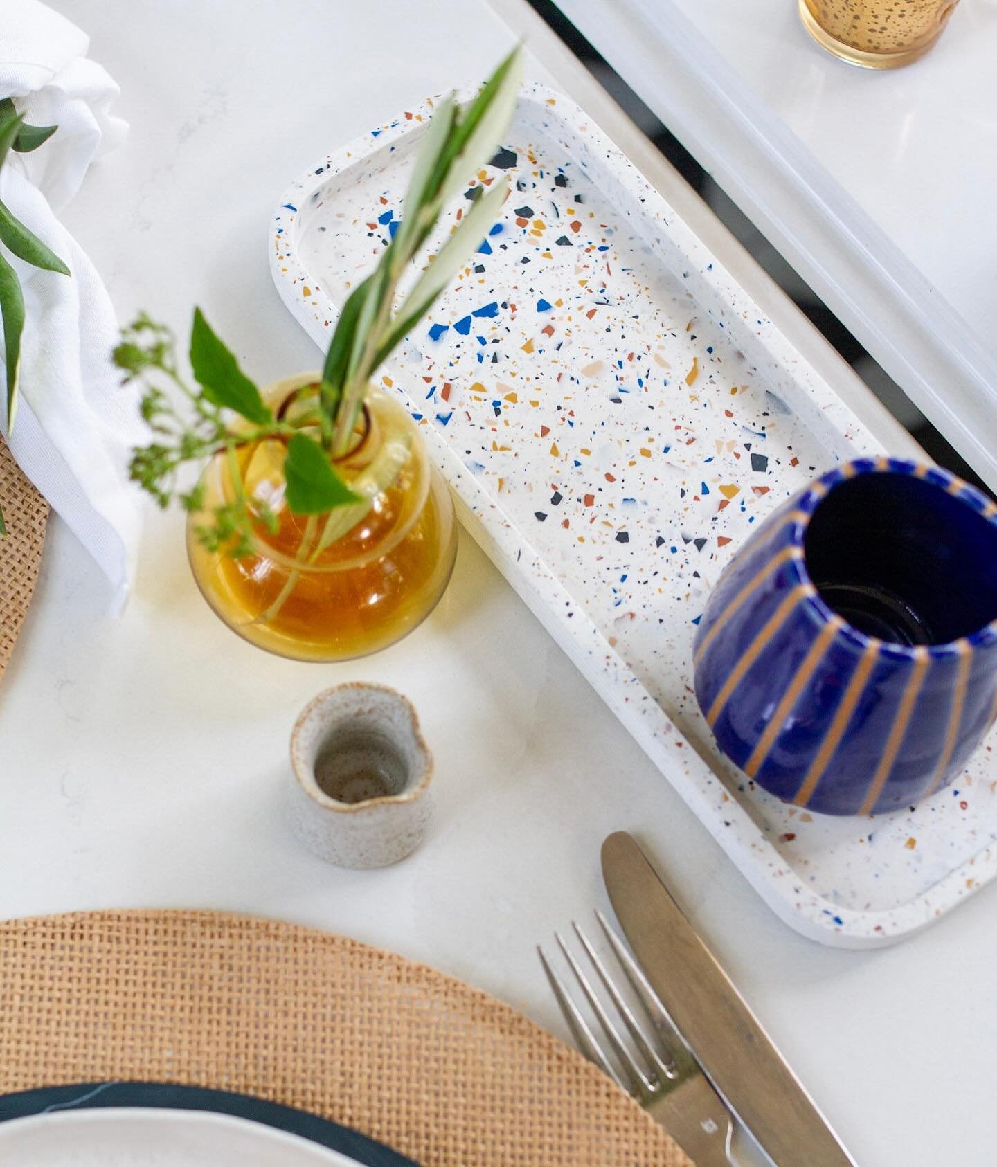 Summer dinner parties here we come!

It&rsquo;s definitely time to start planning garden party tablescapes - and what better way to refresh for the new season than with a touch of terrazzo?

🌞🍐💫🥥💐✨🍑

📷: @jesshowellphoto 

&bull;
&bull;
&bull;
