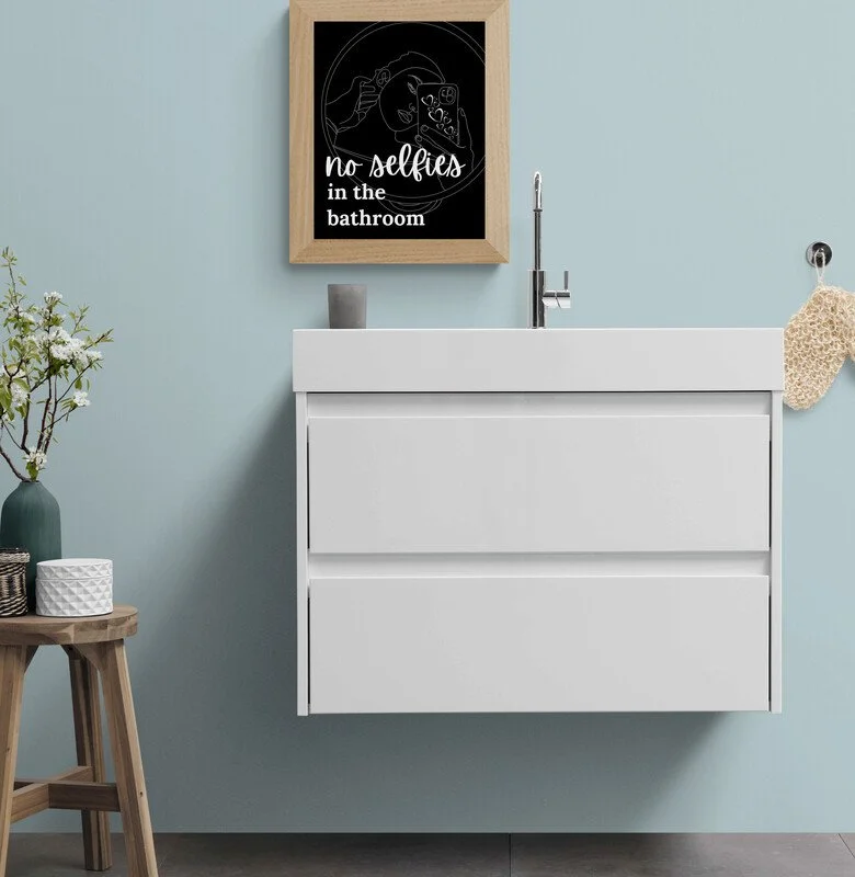 bathroom word Art collection (set of 10)