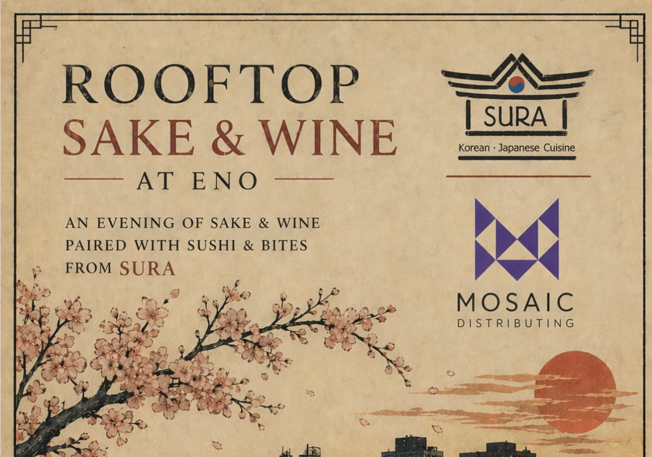 Sake and Wine Rooftop Tasting at Eno
