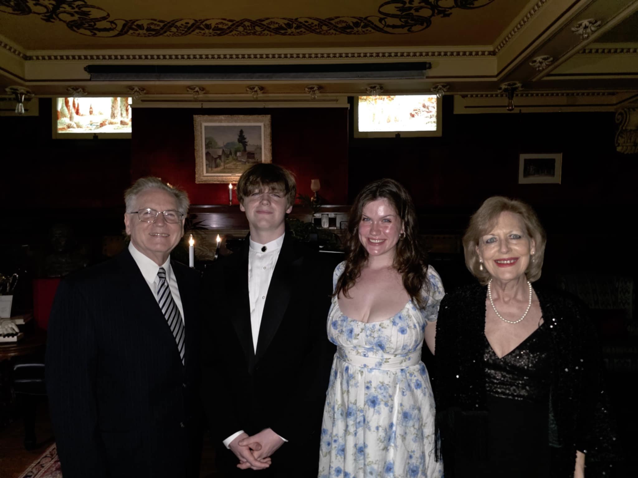 Tyler with his family