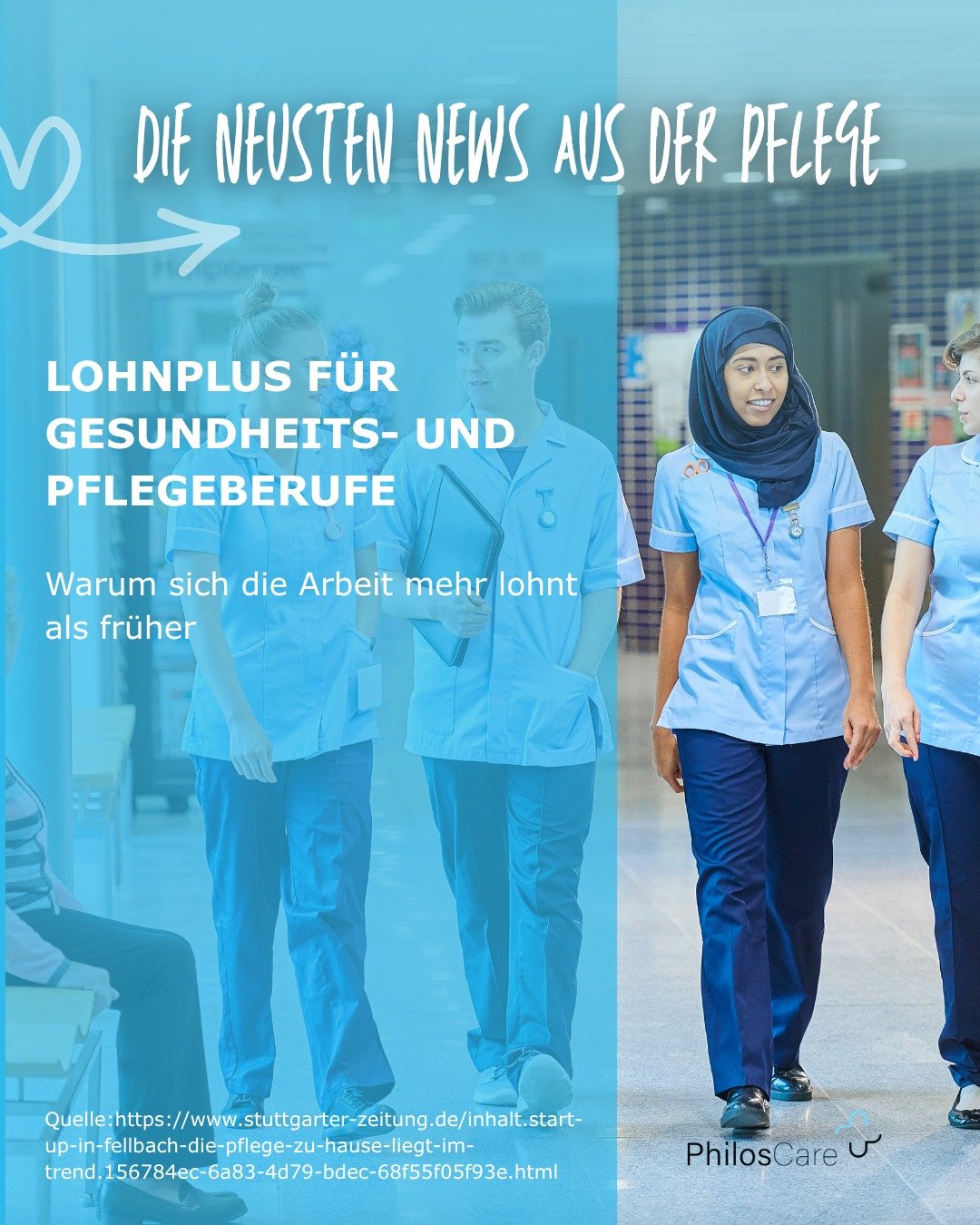 Lohnplus f&uuml;r Pflege- &amp; Gesundheitsberufe &ndash; was sich wirklich ver&auml;ndert hat

In den letzten 10 Jahren hat sich in der Pflege- und Gesundheitsbranche einiges getan &ndash; vor allem beim Einkommen. 📈

Wir werfen einen Blick auf die