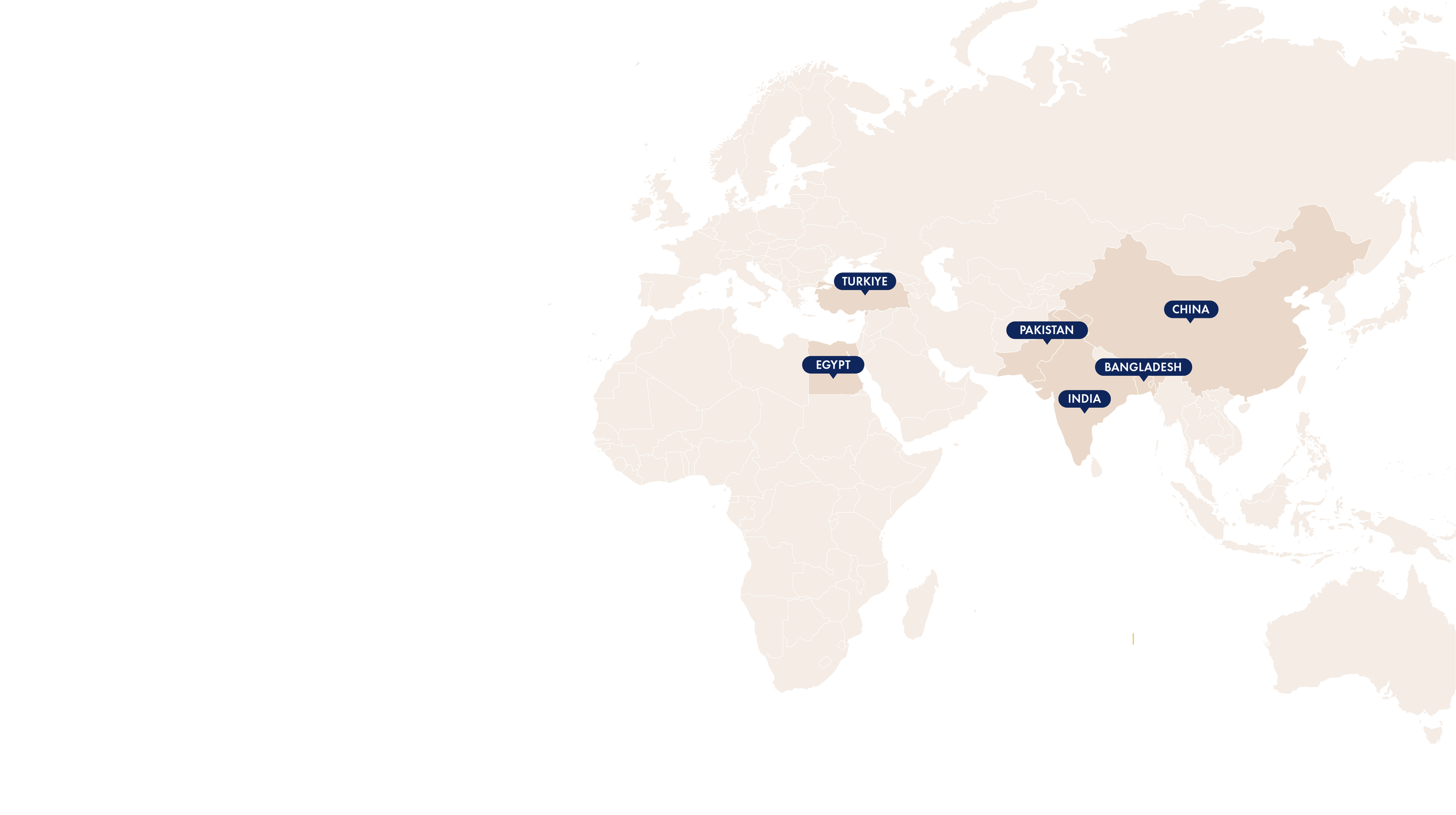 Impact Report 2025 Countries Map