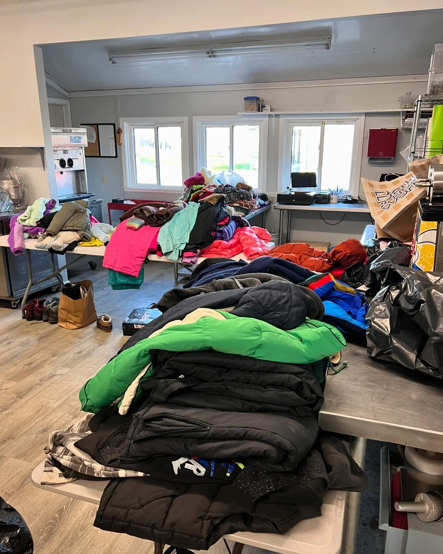 Annual Coat Drive is today, tomorrow and Sunday from 10-5pm!
Clear out your closet from all of your gently used, clean coats, mittens, boots, and any other winter gear. We will distribute them to organizations in our community! 
Each person who donat