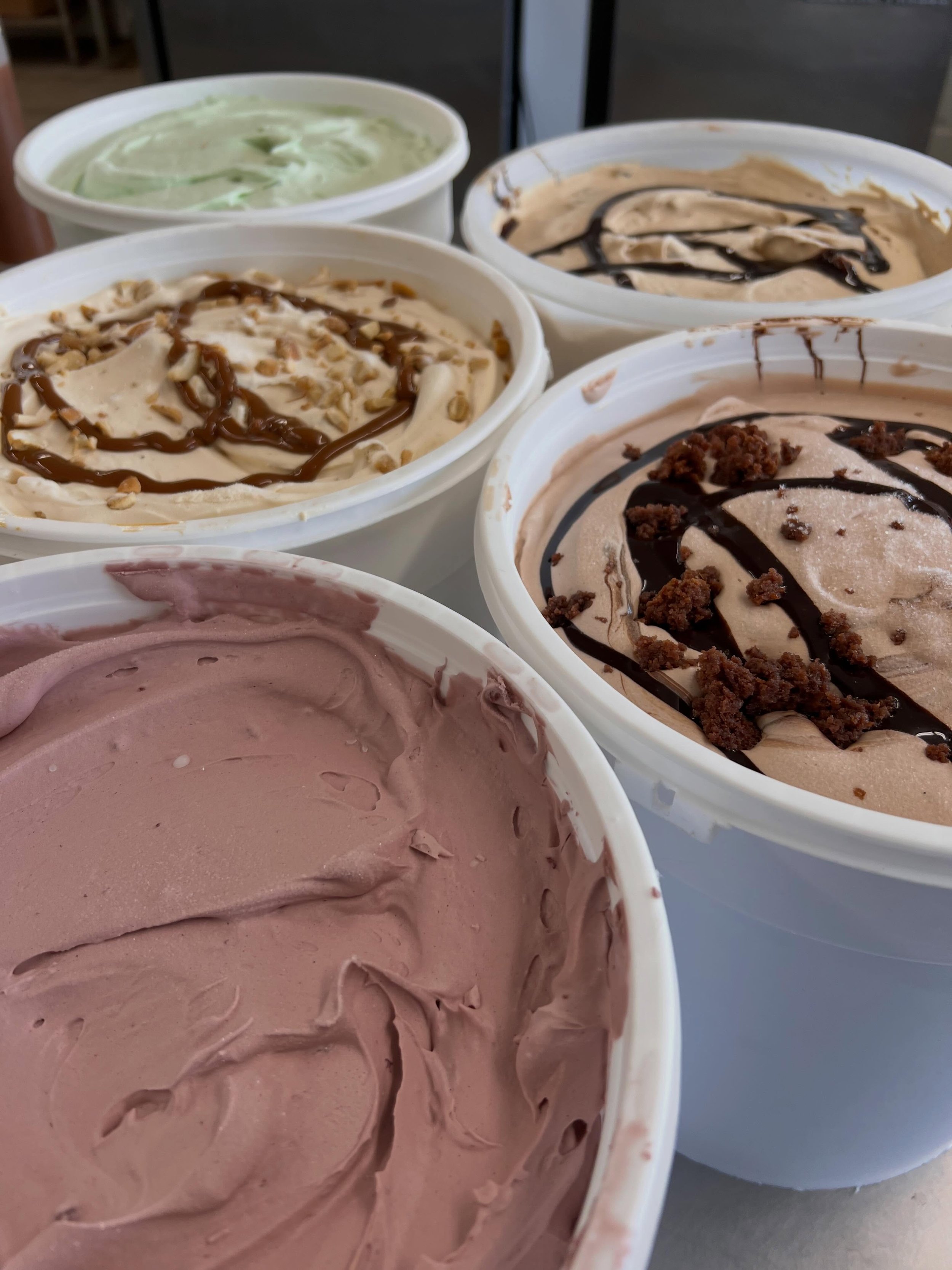 Ice cream shop is now open daily! 10-8pm. Stop by for a treat