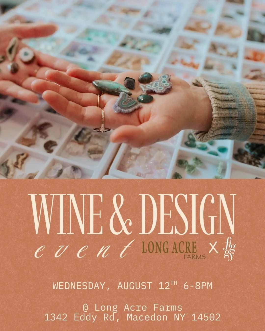 Wine & Design Jewelry Making Class with Figgy Art Studio!