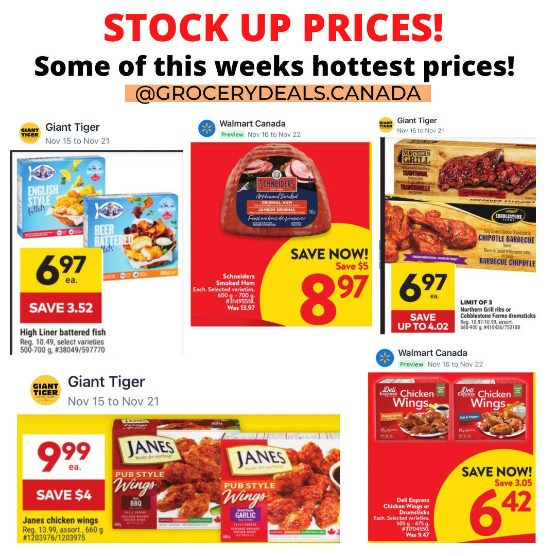 Grocery Stock Up Prices — Savin Groceries App