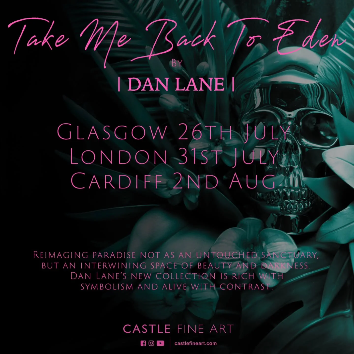 It's been a while, but it's happening!&nbsp; 
1 brand new collection, 2 years in the making,&nbsp; 3 shows across the UK to show it off!
The name of the collection is "Take Me Back To Eden".&nbsp;&nbsp; I've always used natural themes and e