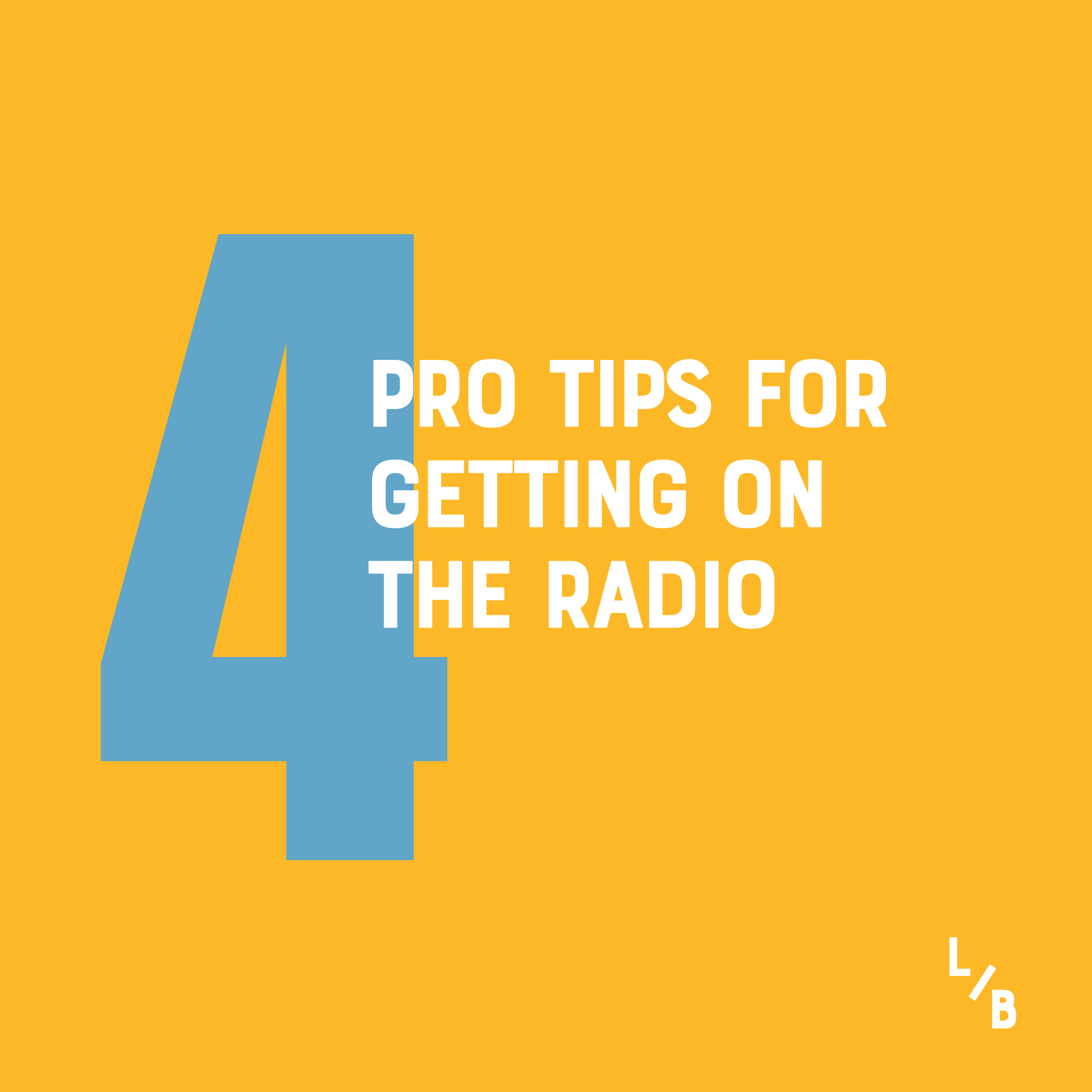 #294 - 4 Tips For Getting On The Radio