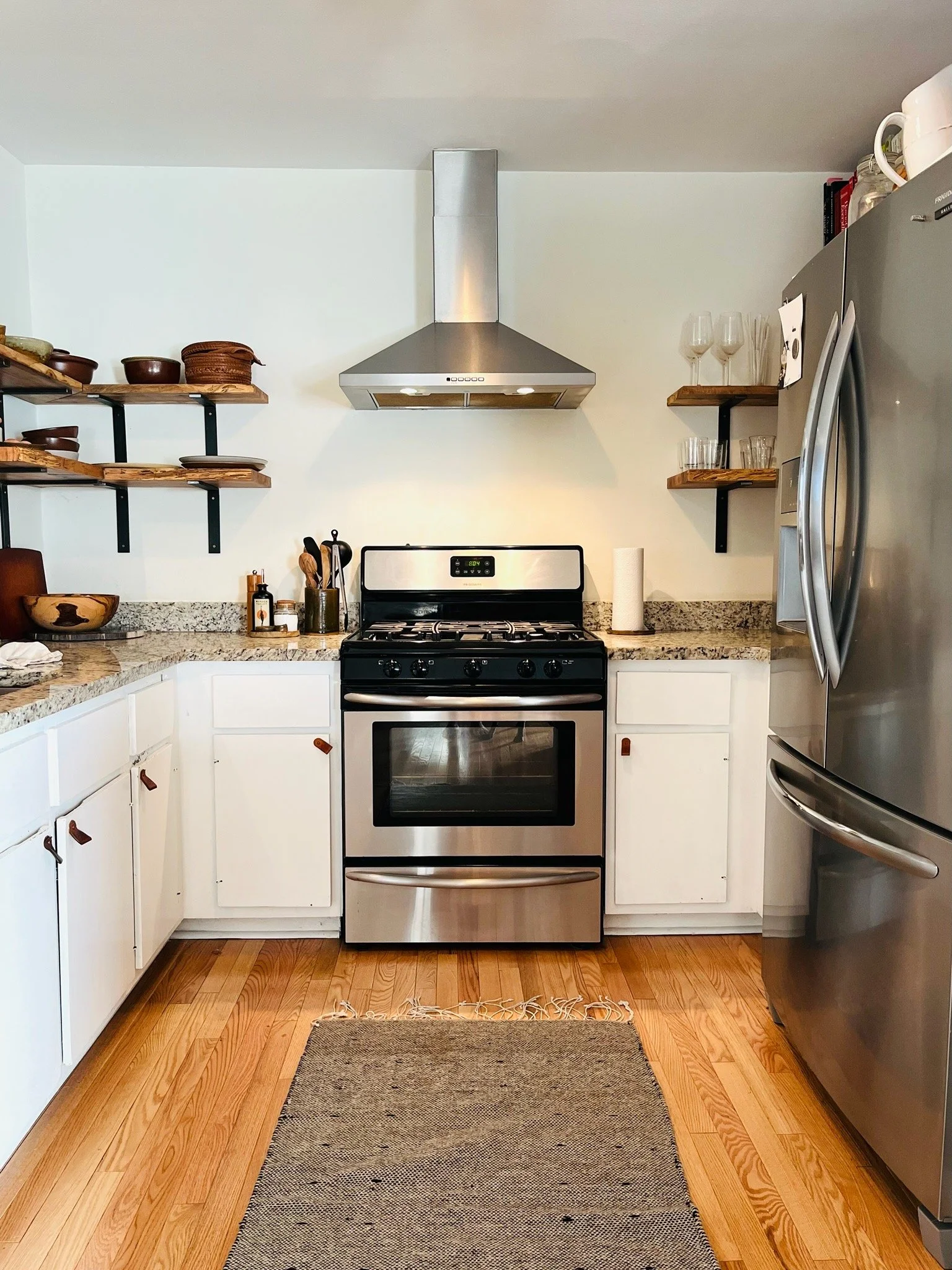 After - open shelving