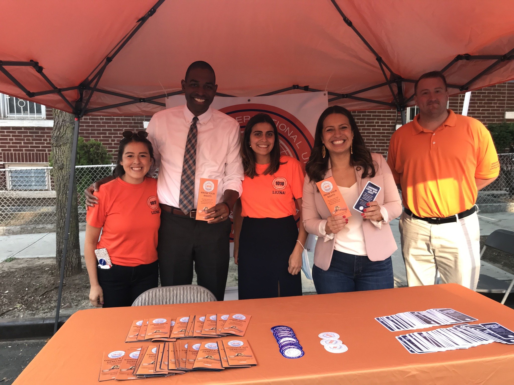  Laborers’ Local 1010 LECET sponsors Annual Back to School Block Party with Assemblywoman Catalina Cruz
