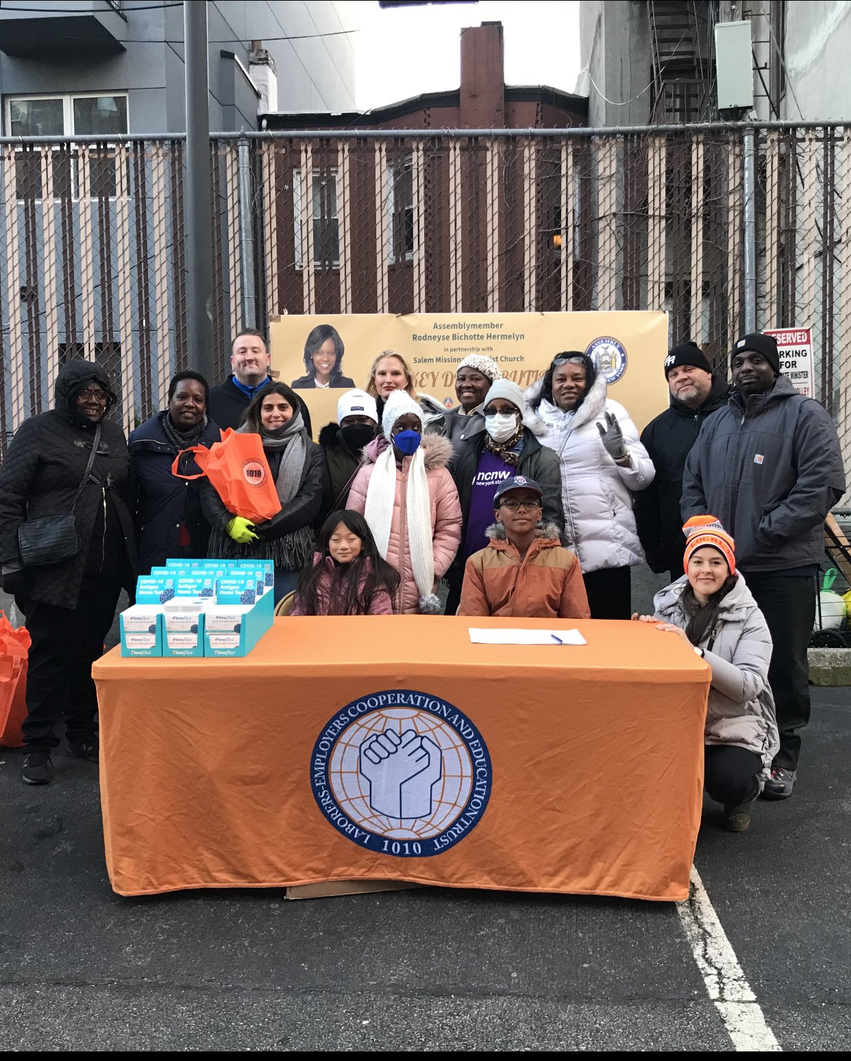 Turkey Giveaway with Assembly Member Rodneyse Bichotte in Brooklyn