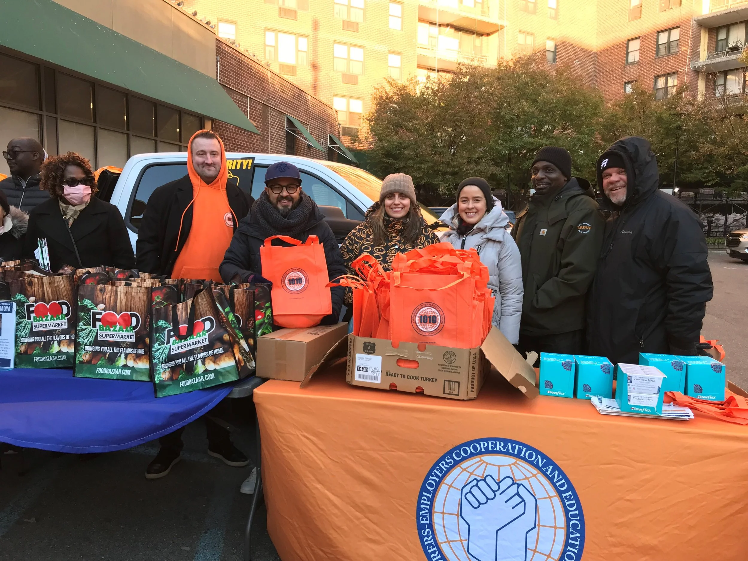 Turkey Giveaway with Council Member Francisco Moya in Queens